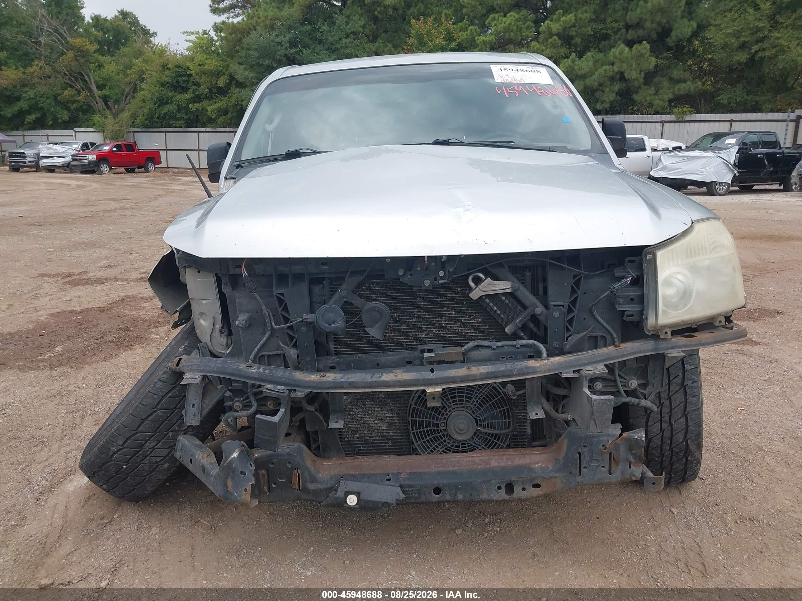 2004 Nissan Titan Xe Silver vin: 1N6AA06A34N567486