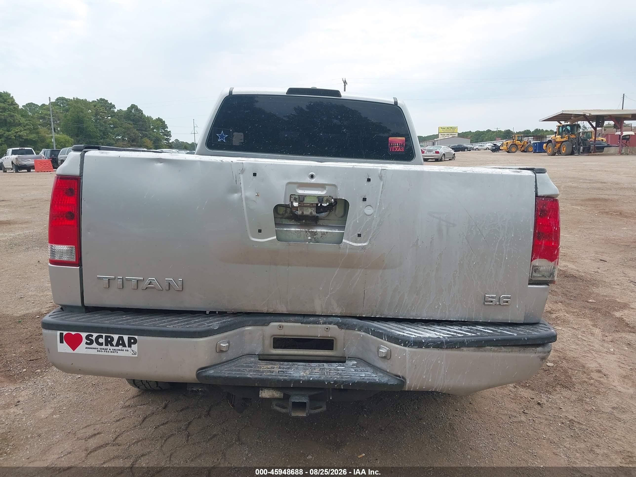2004 Nissan Titan Xe Silver vin: 1N6AA06A34N567486