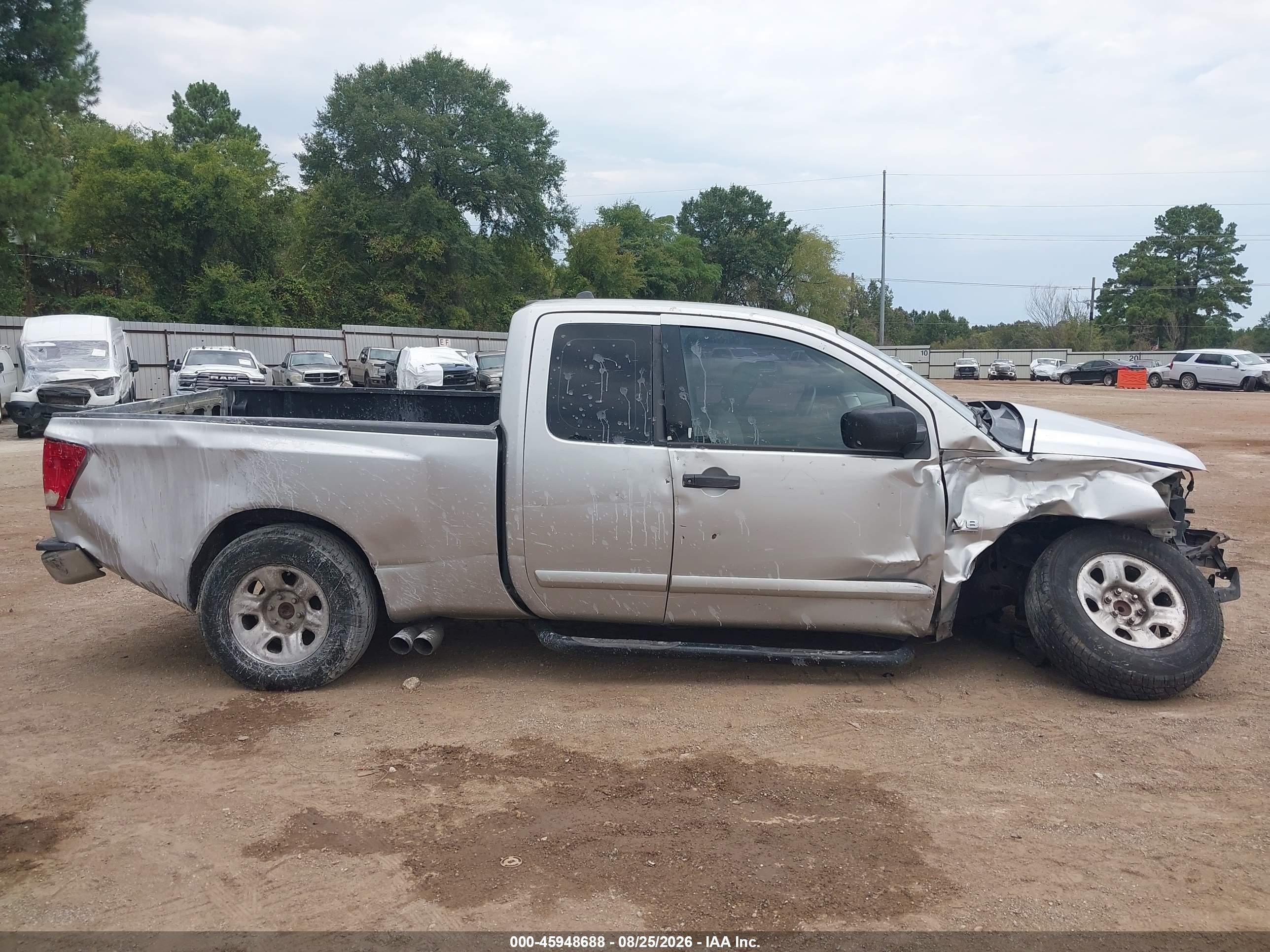 2004 Nissan Titan Xe Silver vin: 1N6AA06A34N567486