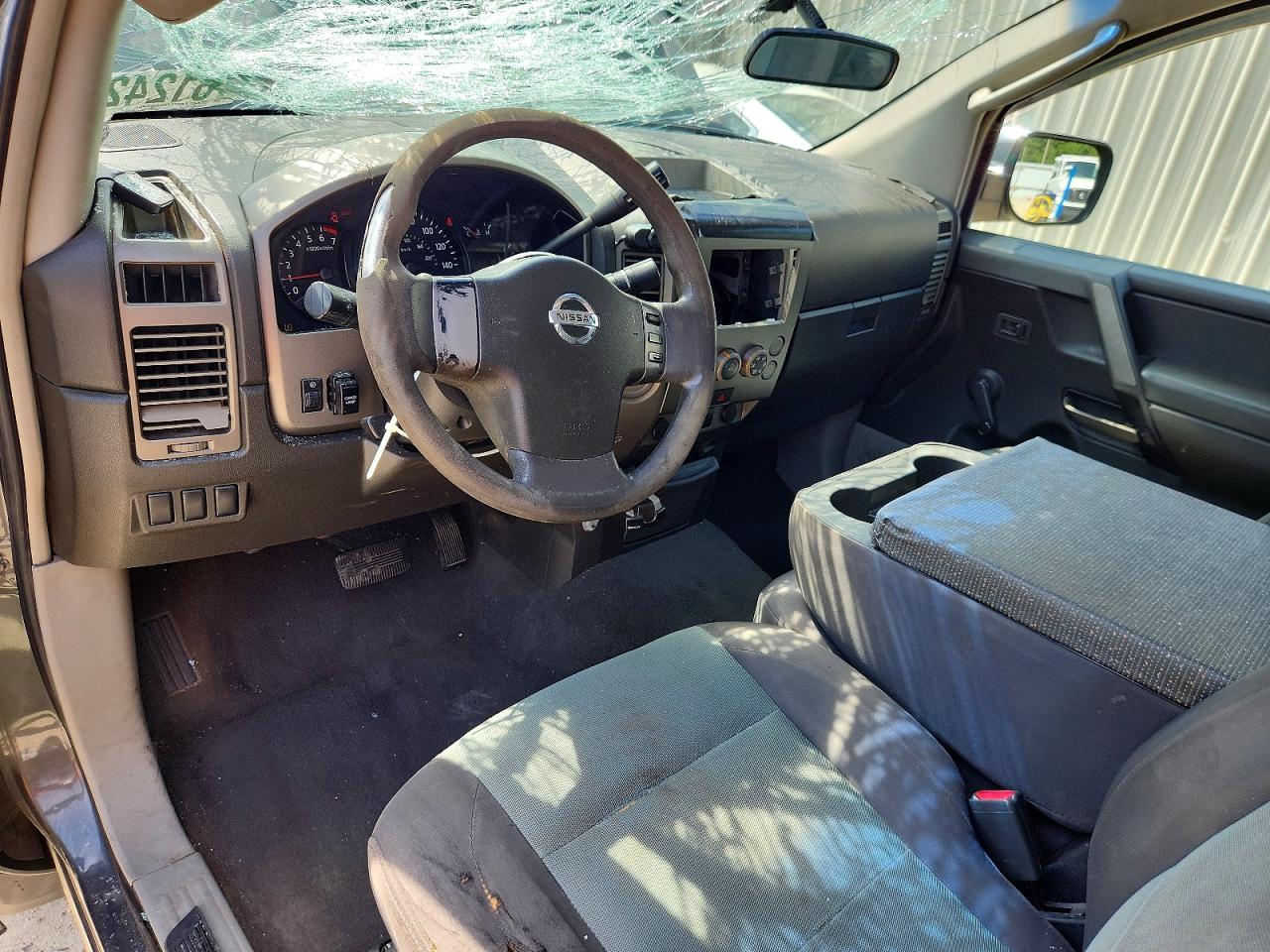 2007 Nissan Titan Xe Ffv Серый vin: 1N6BA06B67N226830