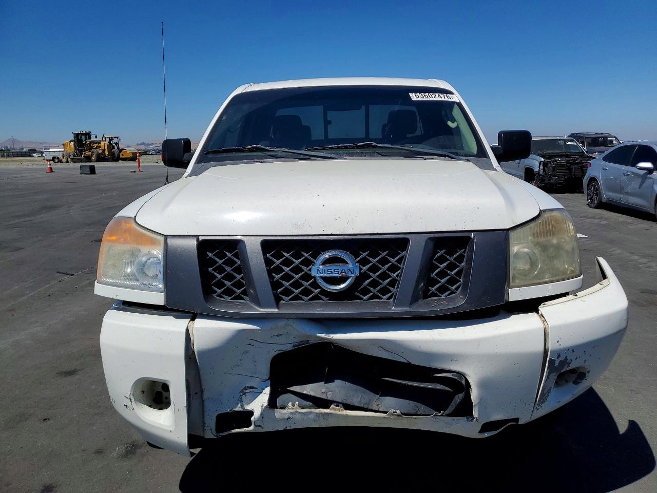 2008 Nissan Titan Xe Белый vin: 1N6AA06A38N304775