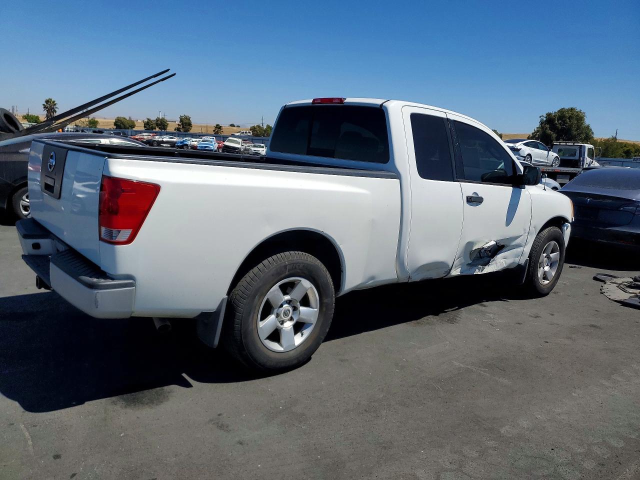 2008 Nissan Titan Xe Белый vin: 1N6AA06A38N304775