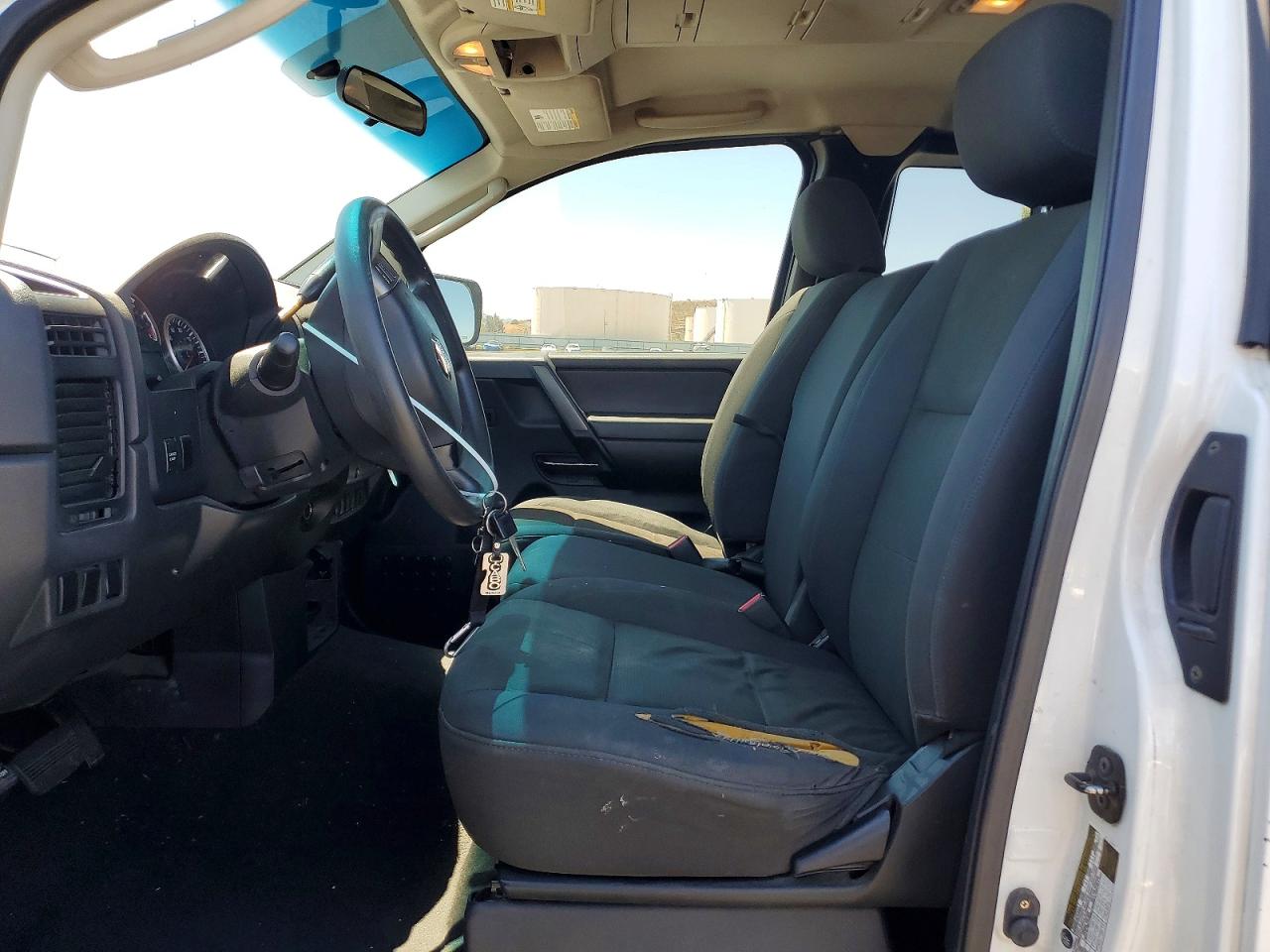 2008 Nissan Titan Xe Белый vin: 1N6AA06A38N304775