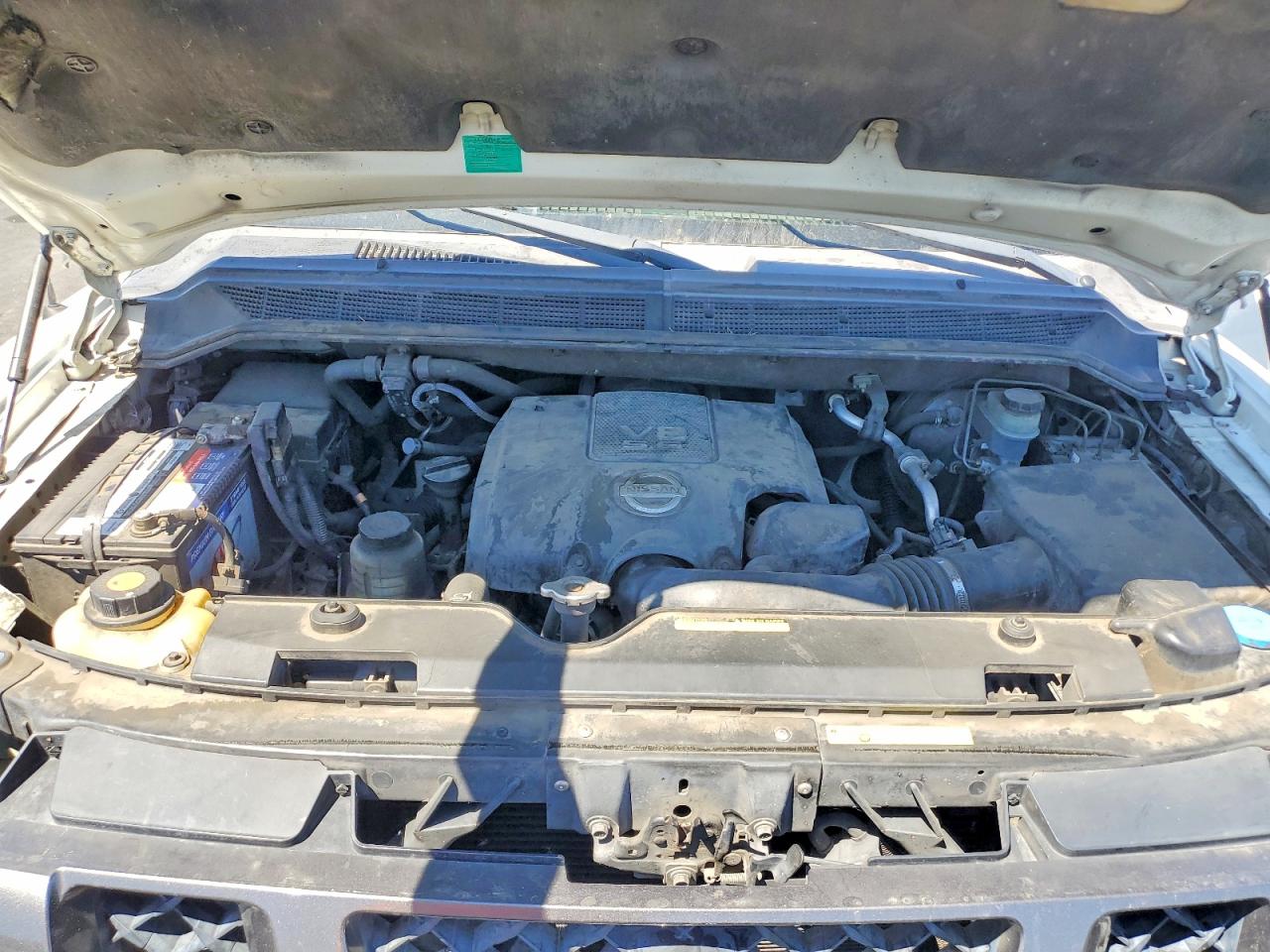 2008 Nissan Titan Xe Белый vin: 1N6AA06A38N304775