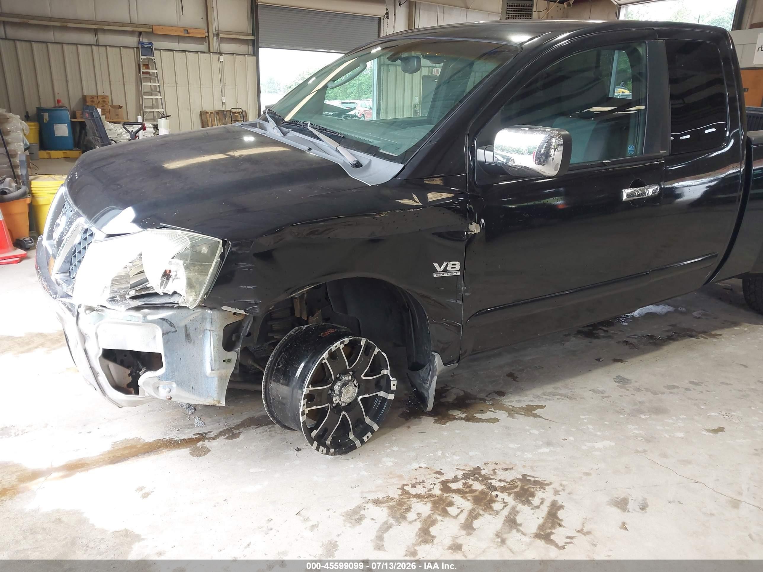 2004 Nissan Titan Se Blue vin: 1N6AA06A44N567593