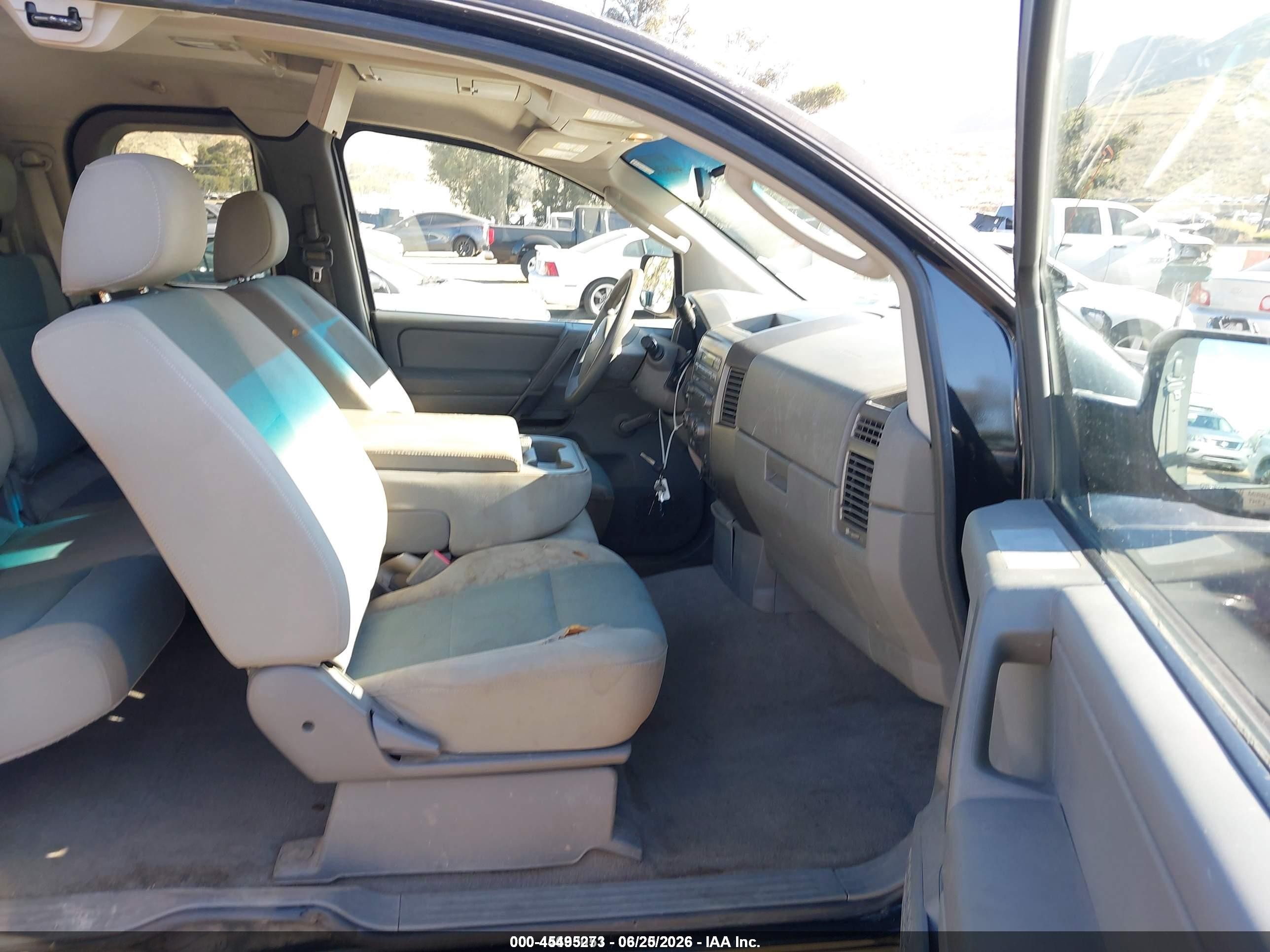 2007 Nissan Titan Xe Black vin: 1N6AA06A47N223296