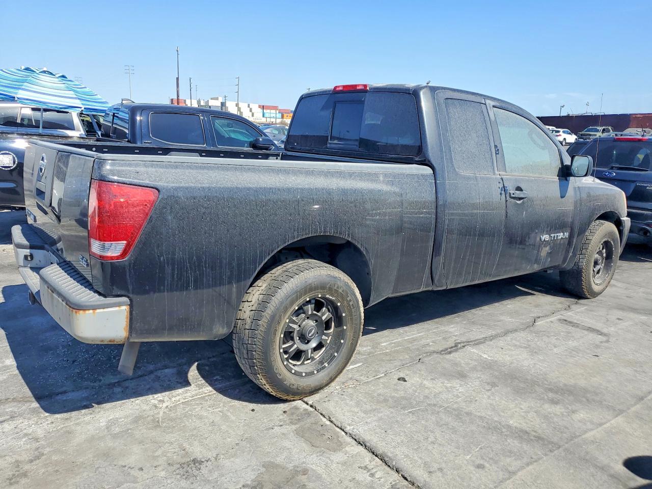 2007 Nissan Titan Xe Черный vin: 1N6AA06A47N223296