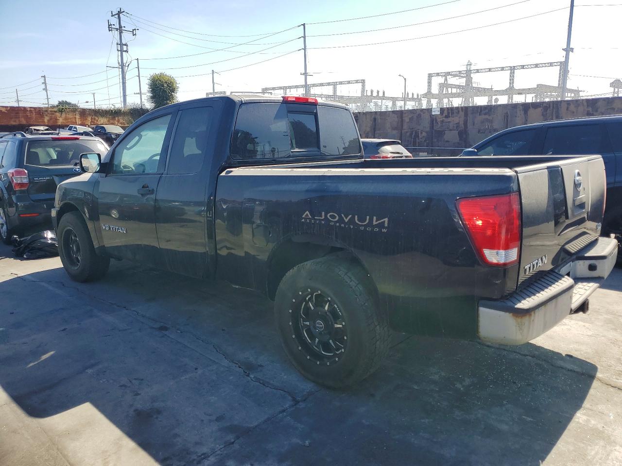 2007 Nissan Titan Xe Черный vin: 1N6AA06A47N223296