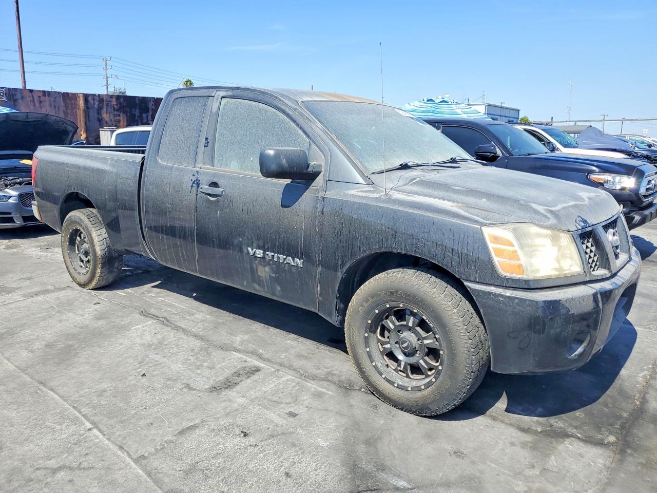 2007 Nissan Titan Xe Черный vin: 1N6AA06A47N223296