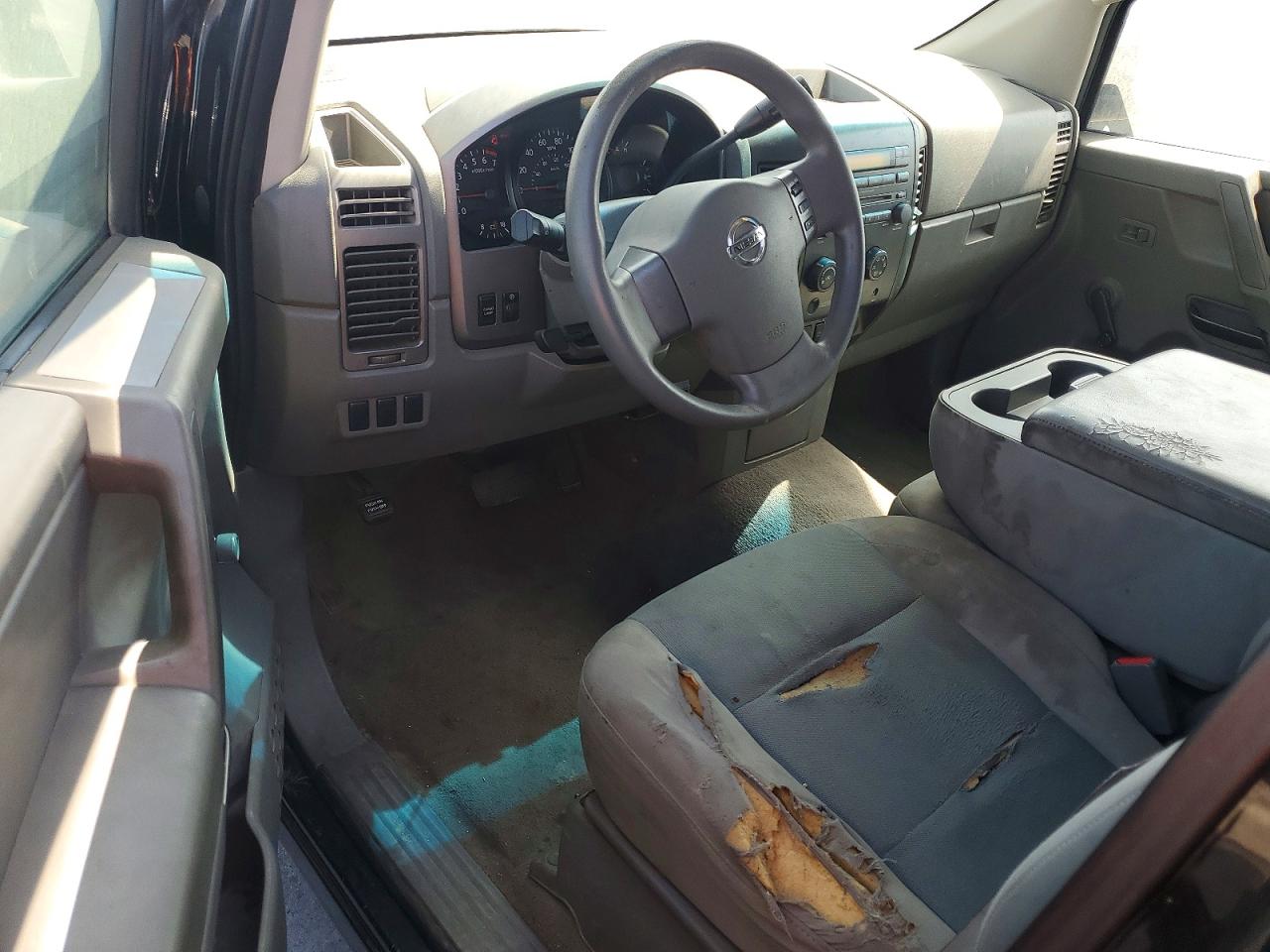 2007 Nissan Titan Xe Черный vin: 1N6AA06A47N223296