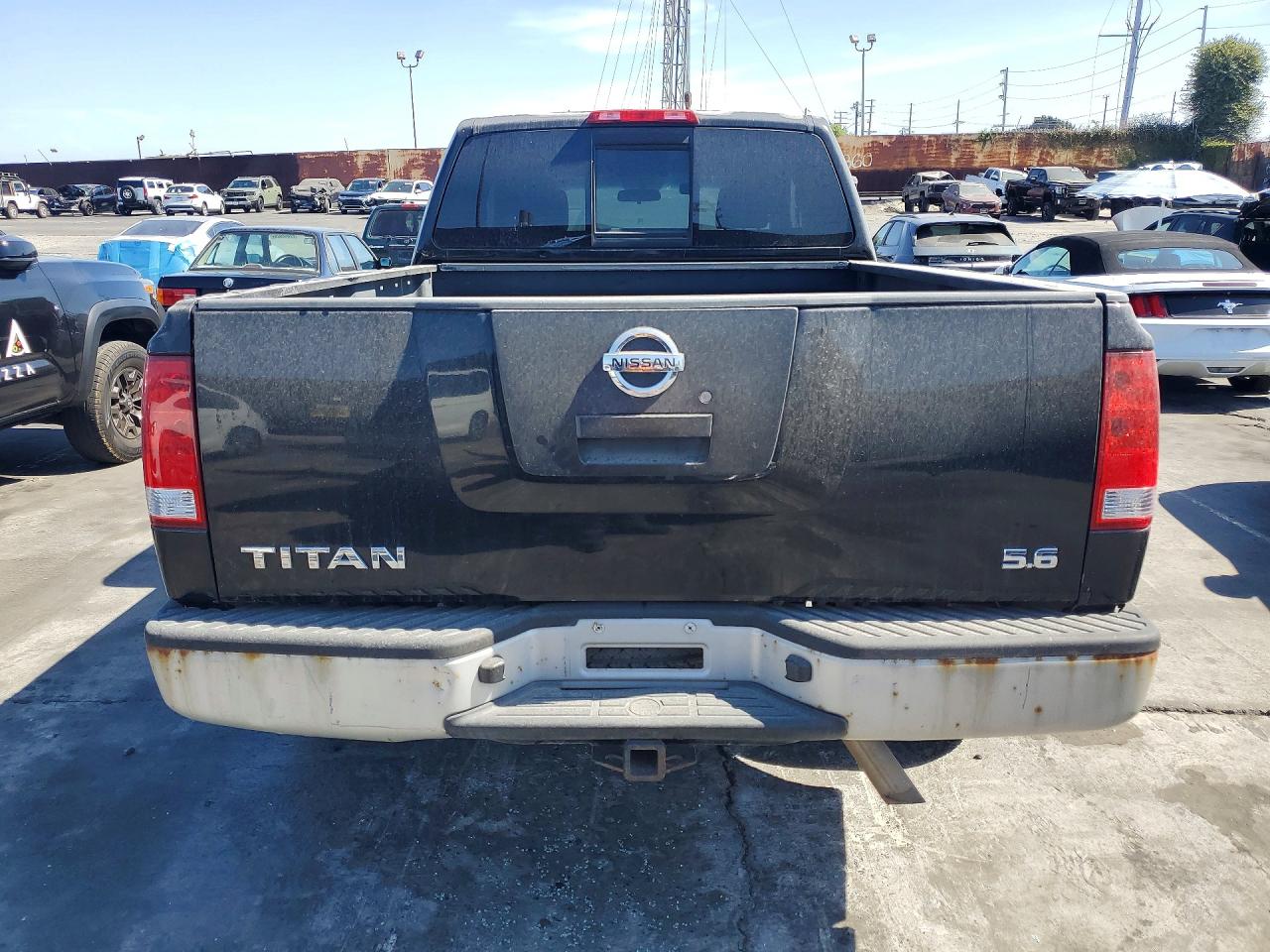 2007 Nissan Titan Xe Черный vin: 1N6AA06A47N223296
