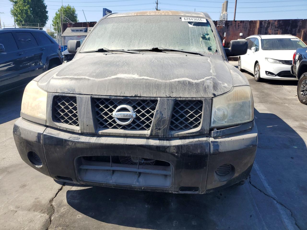 2007 Nissan Titan Xe Черный vin: 1N6AA06A47N223296