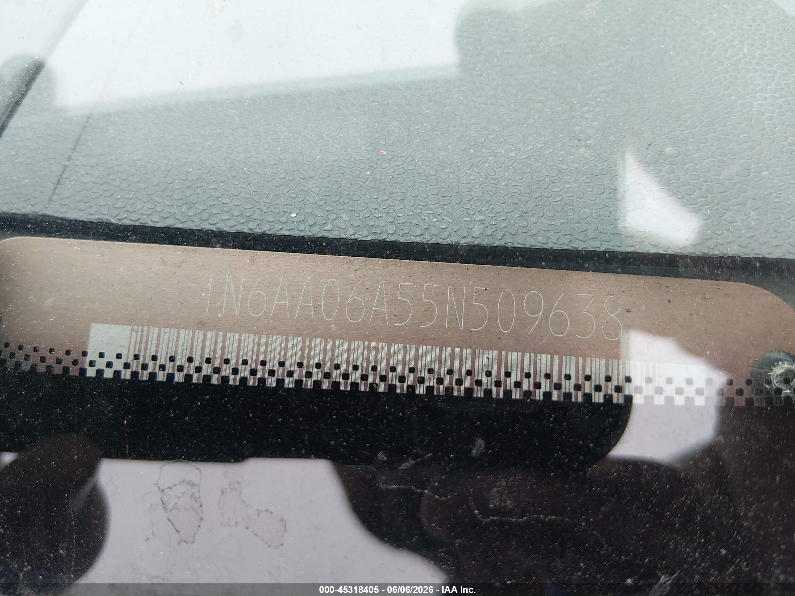 2005 Nissan Titan Se Красный vin: 1N6AA06A55N509638