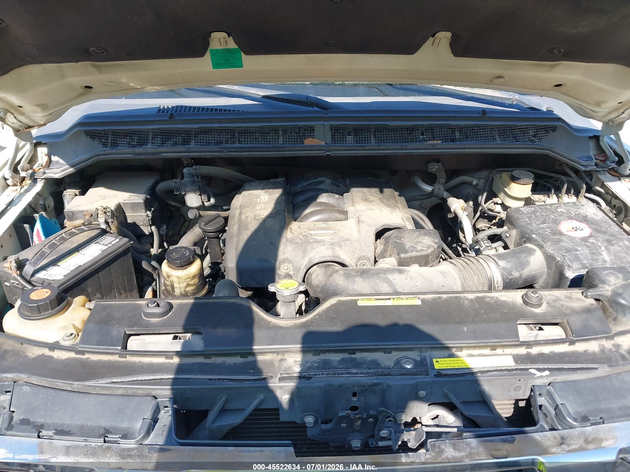 2004 Nissan Titan Le Белый vin: 1N6AA06A64N533221