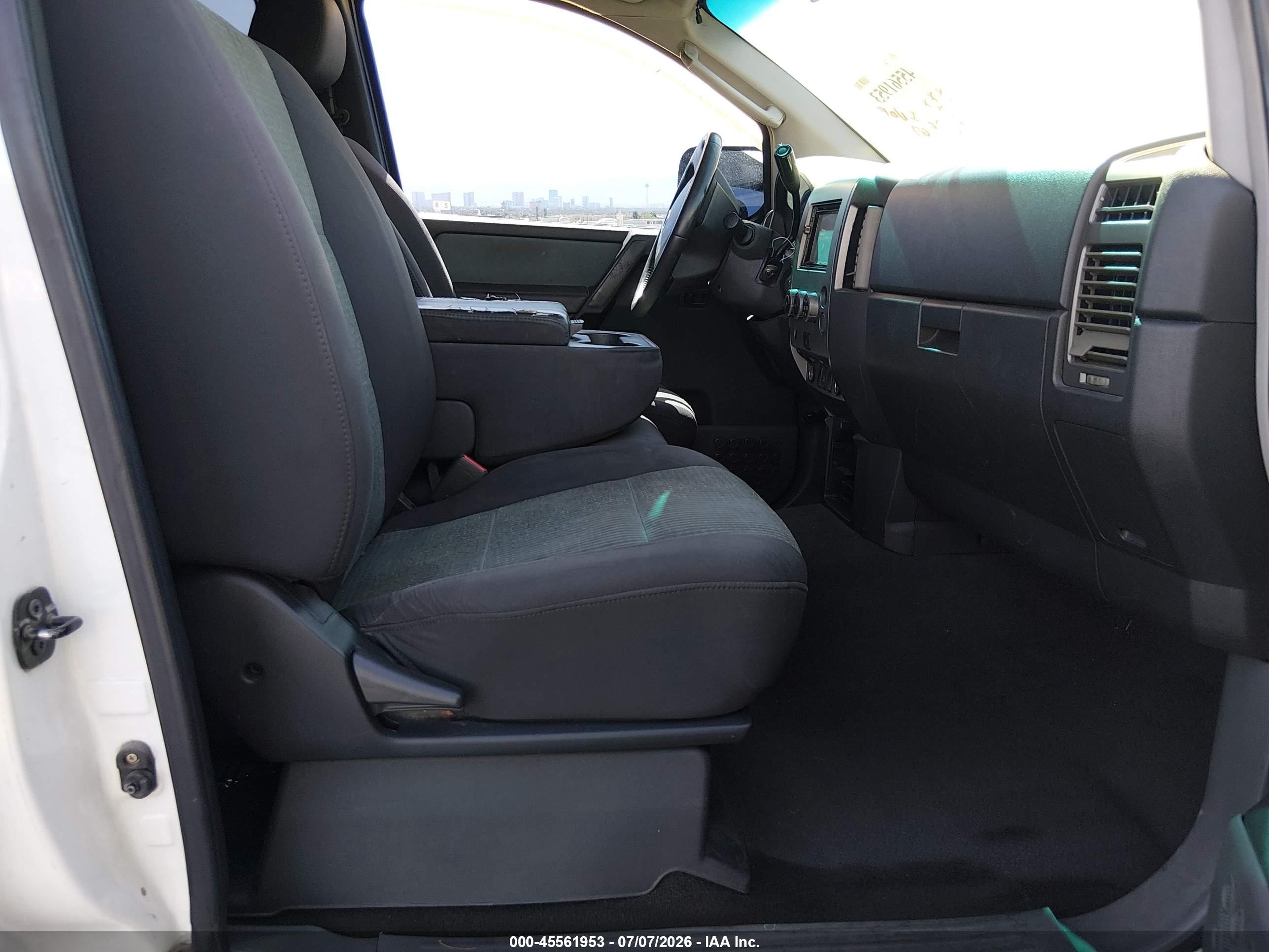 2005 Nissan Titan Se White vin: 1N6AA06A65N557018