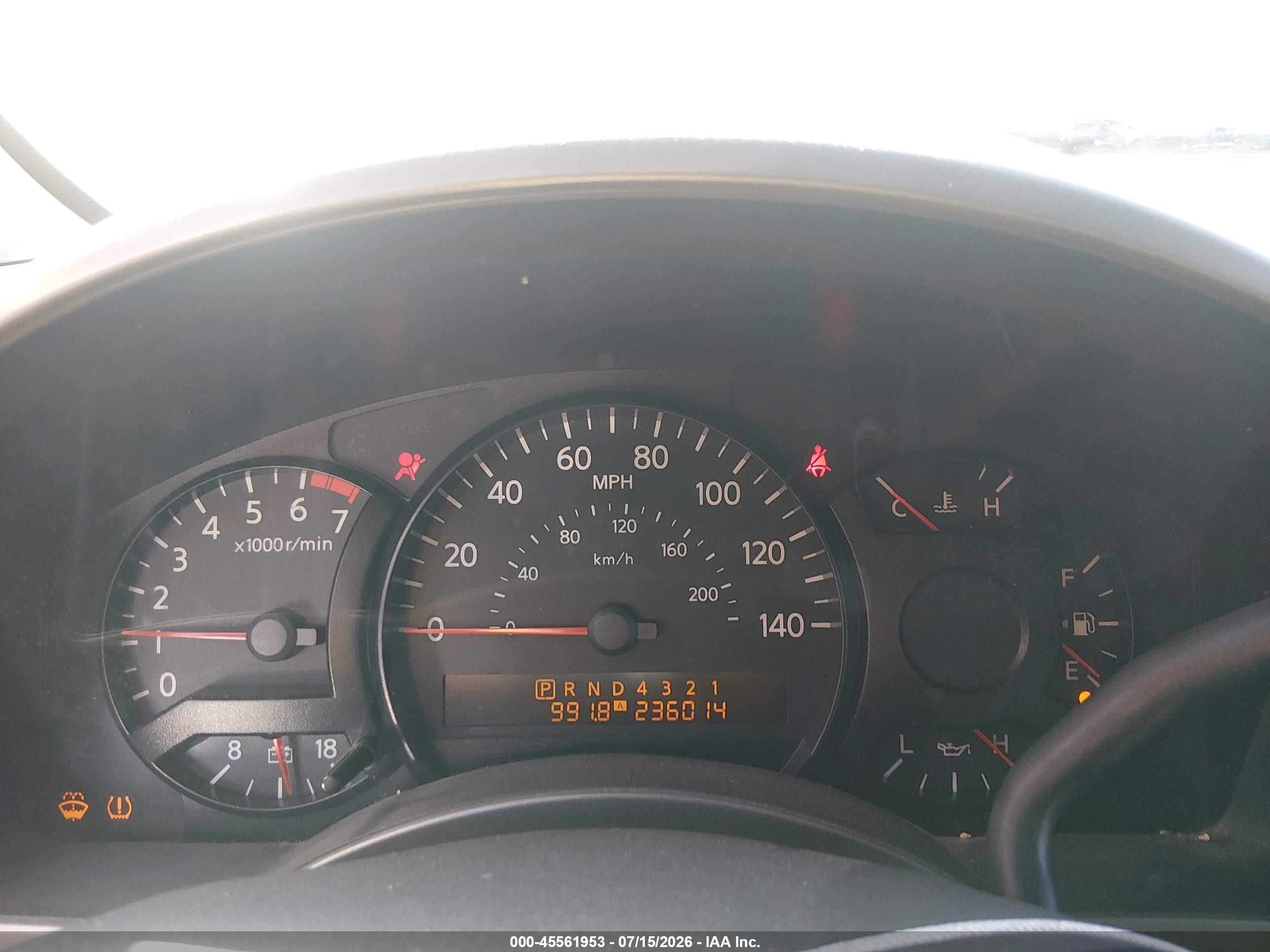 2005 Nissan Titan Se White vin: 1N6AA06A65N557018
