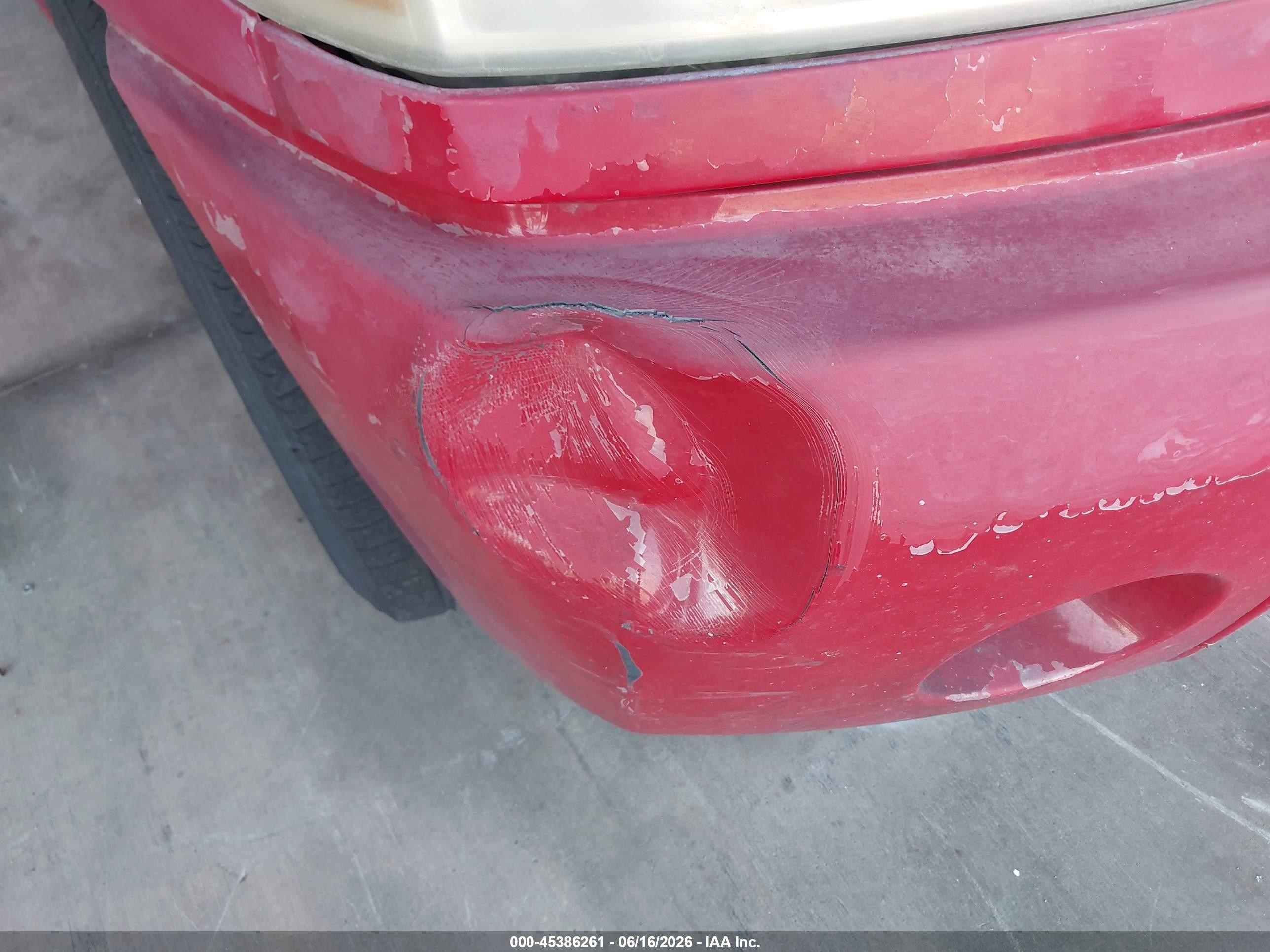 2006 Nissan Titan Xe Red vin: 1N6AA06A66N528524