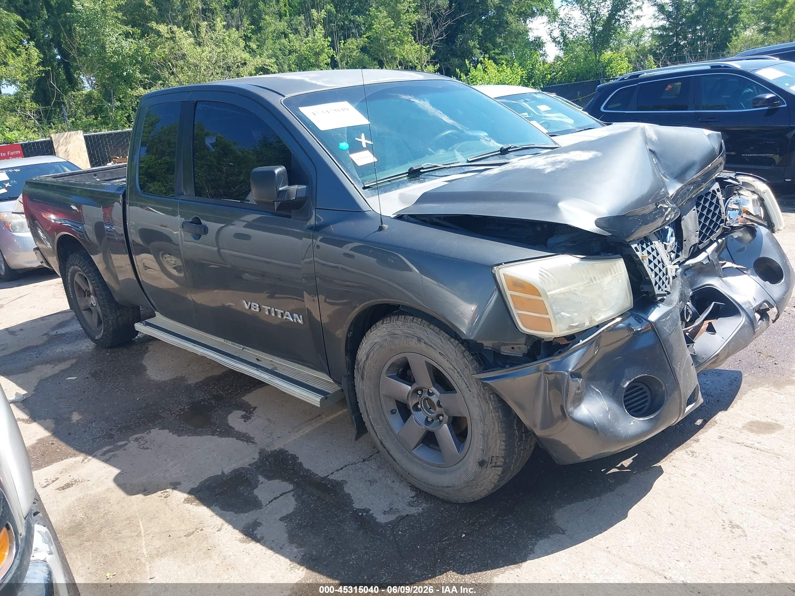 2007 Nissan Titan Xe Black vin: 1N6AA06A77N214673