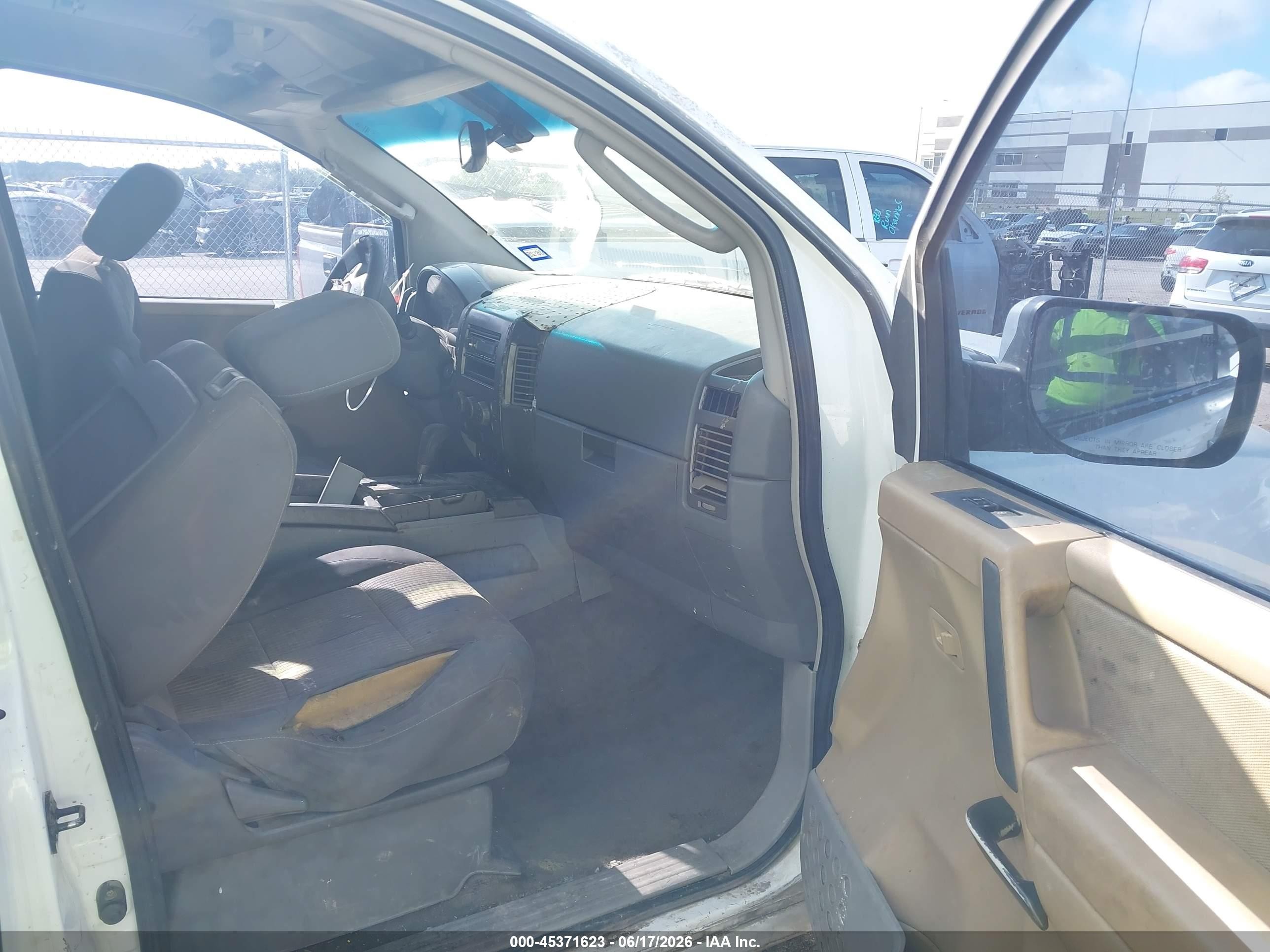 2004 Nissan Titan Se White vin: 1N6AA06A84N508353