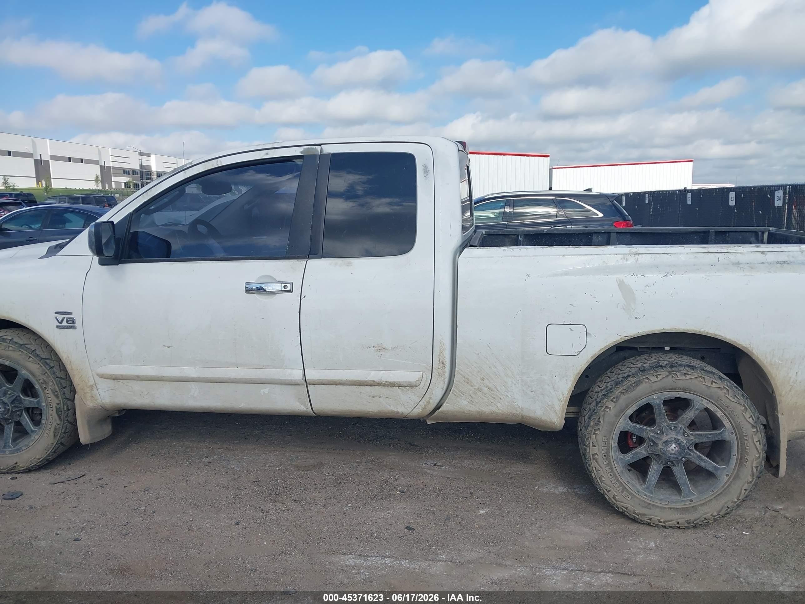 2004 Nissan Titan Se White vin: 1N6AA06A84N508353