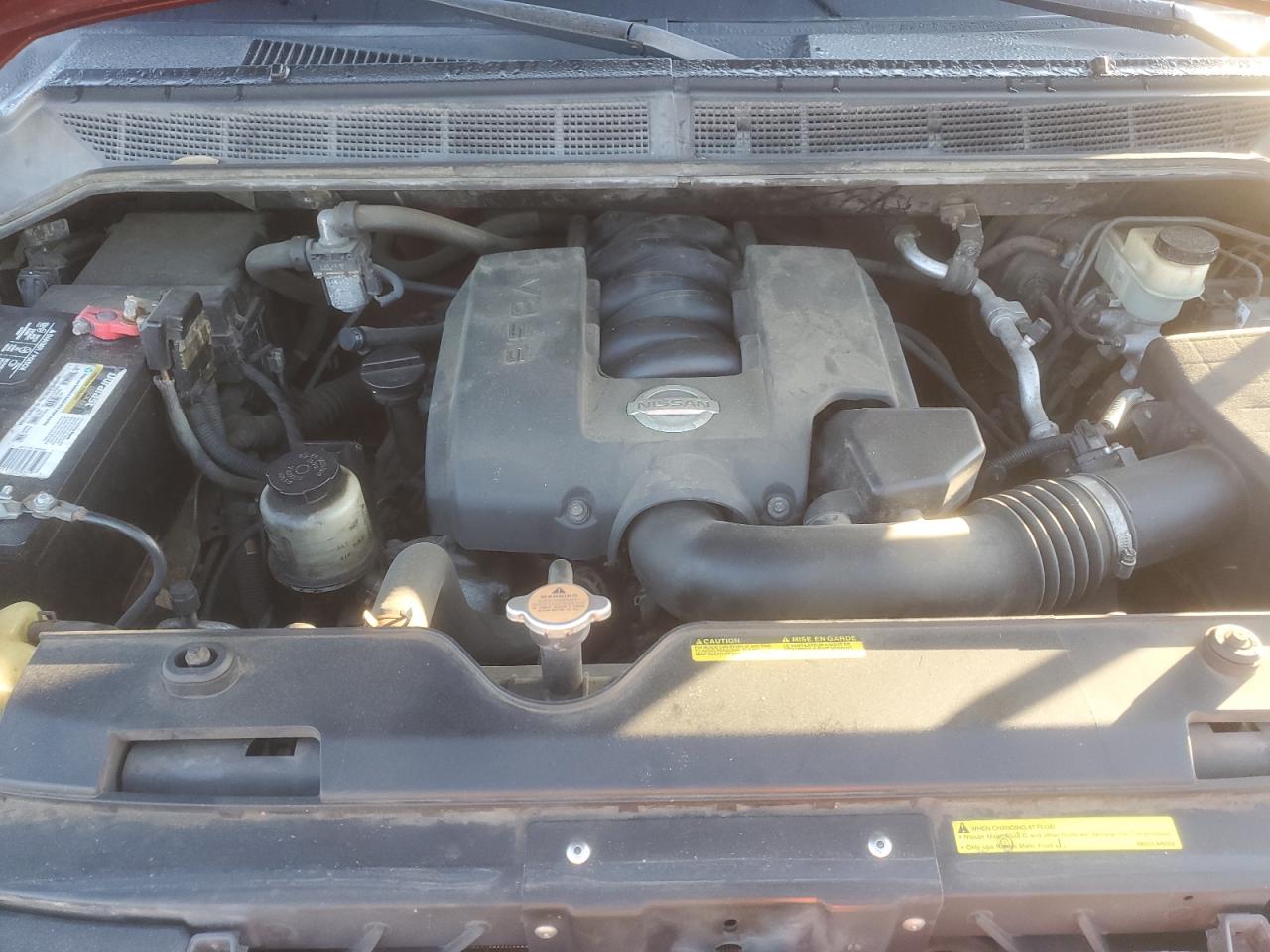 2004 Nissan Titan Xe Red vin: 1N6AA06A84N590763