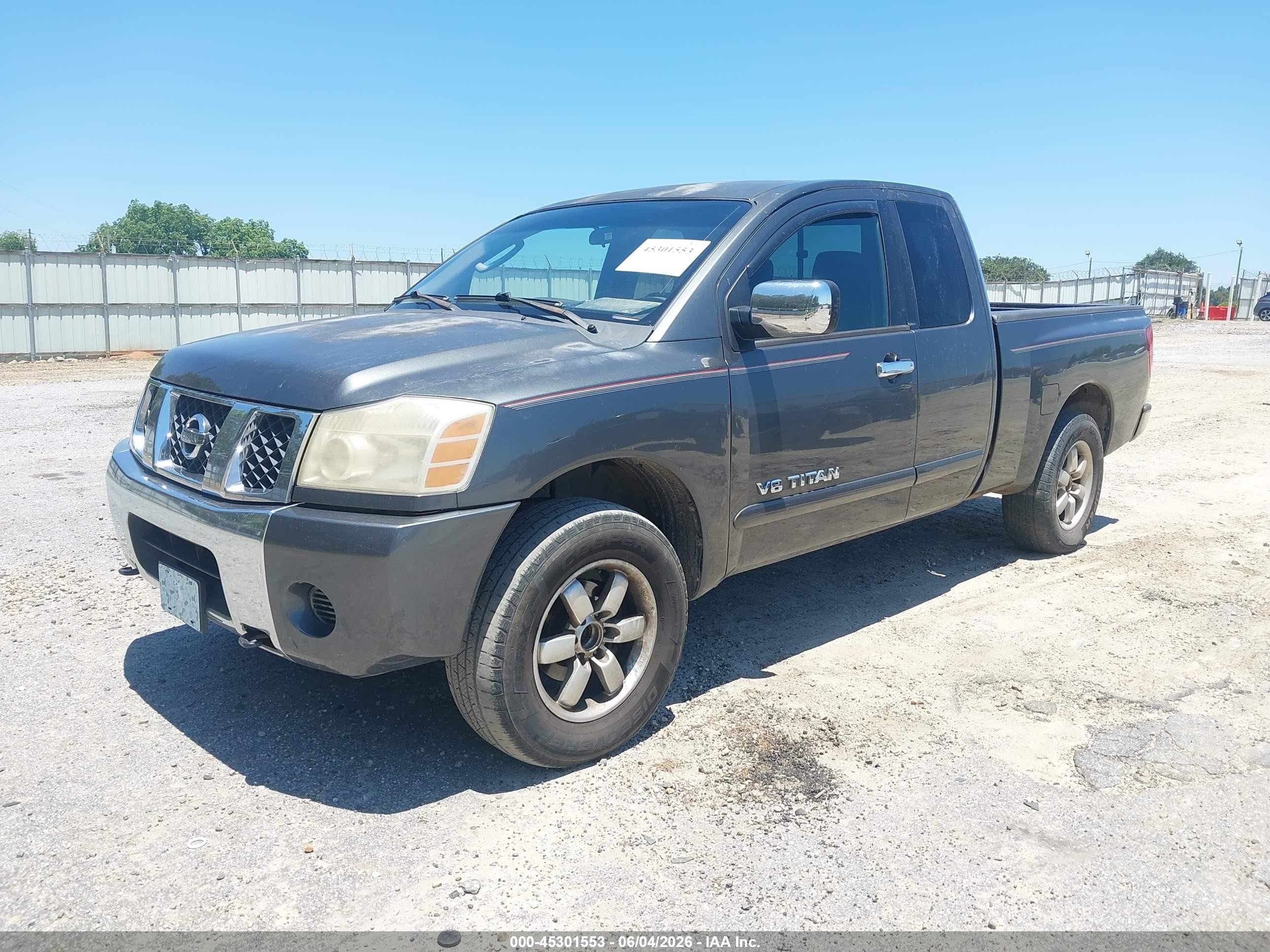 2005 Nissan Titan Se Gray vin: 1N6AA06A85N506779