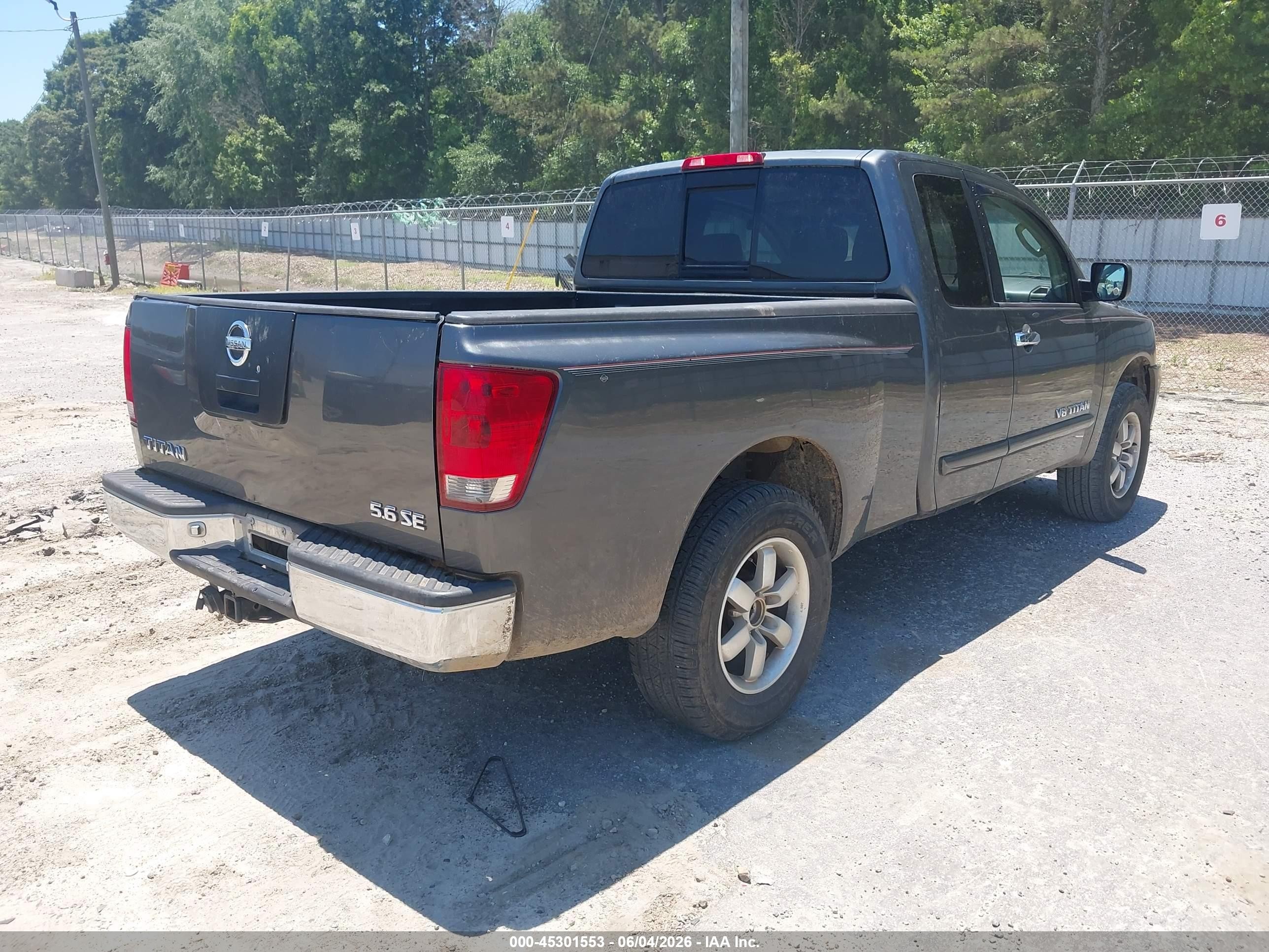2005 Nissan Titan Se Gray vin: 1N6AA06A85N506779