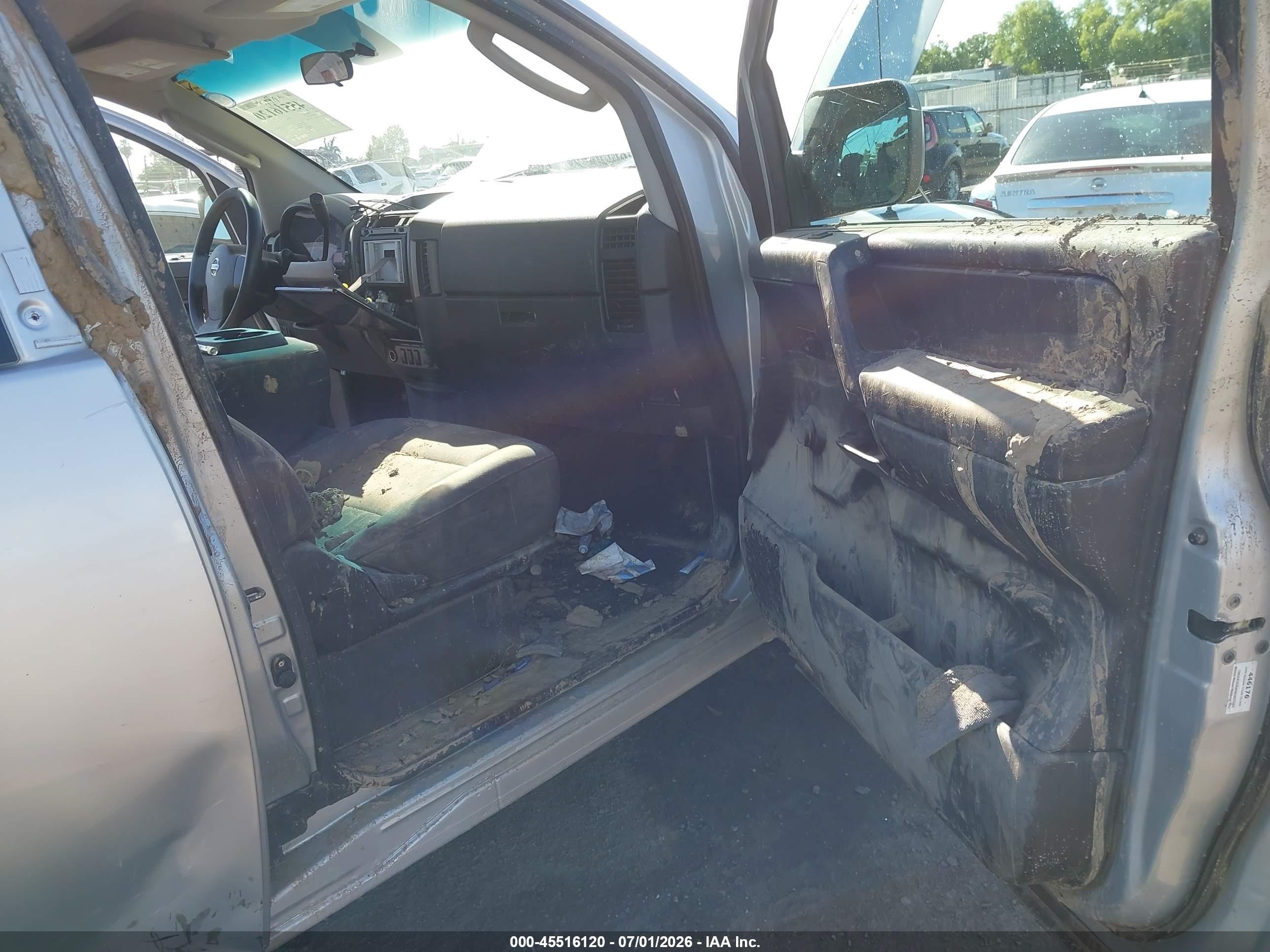 2009 Nissan Titan Xe Silver vin: 1N6AA06A89N307169