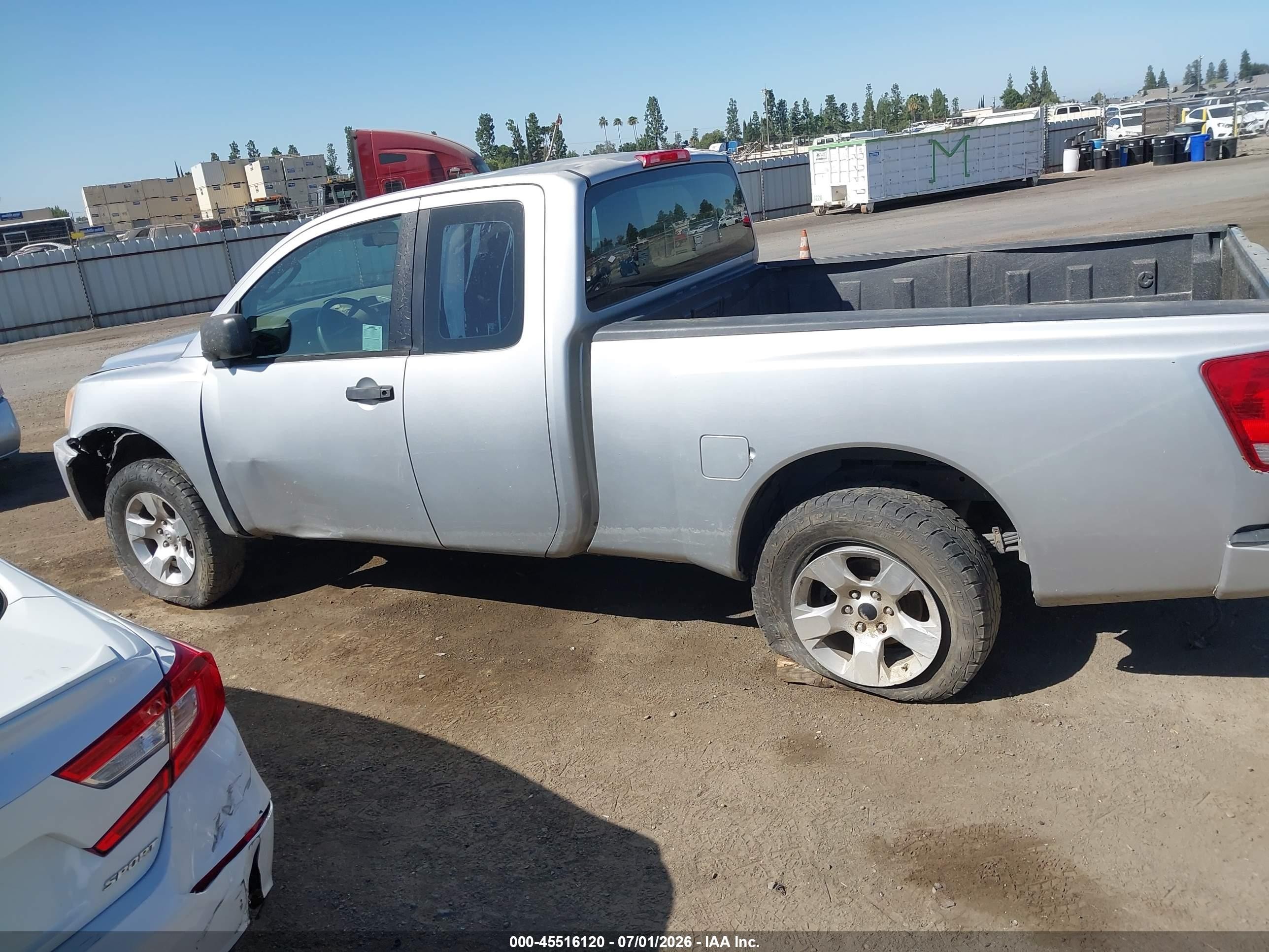 2009 Nissan Titan Xe Silver vin: 1N6AA06A89N307169