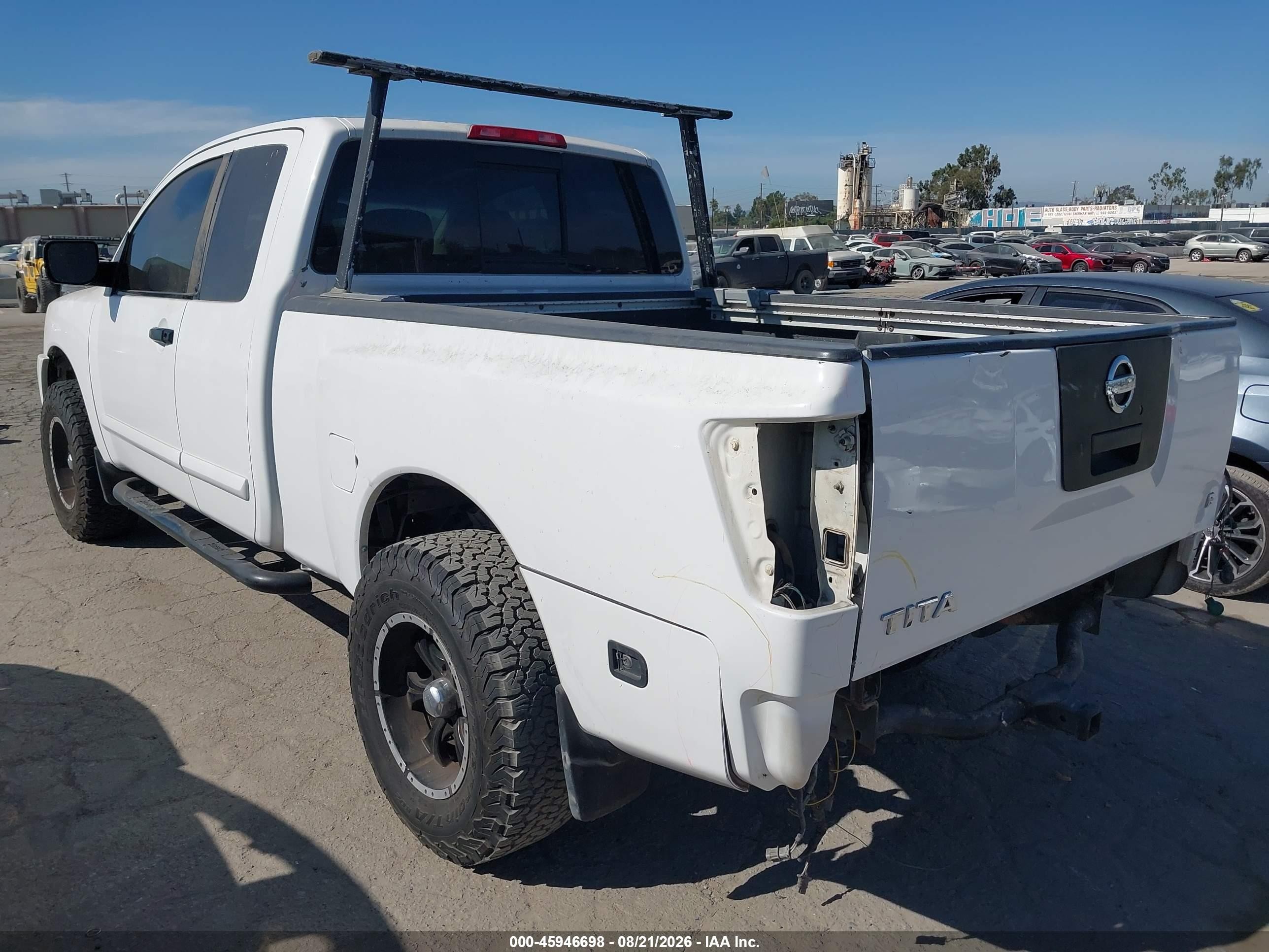 2004 Nissan Titan Se White vin: 1N6AA06A94N552846