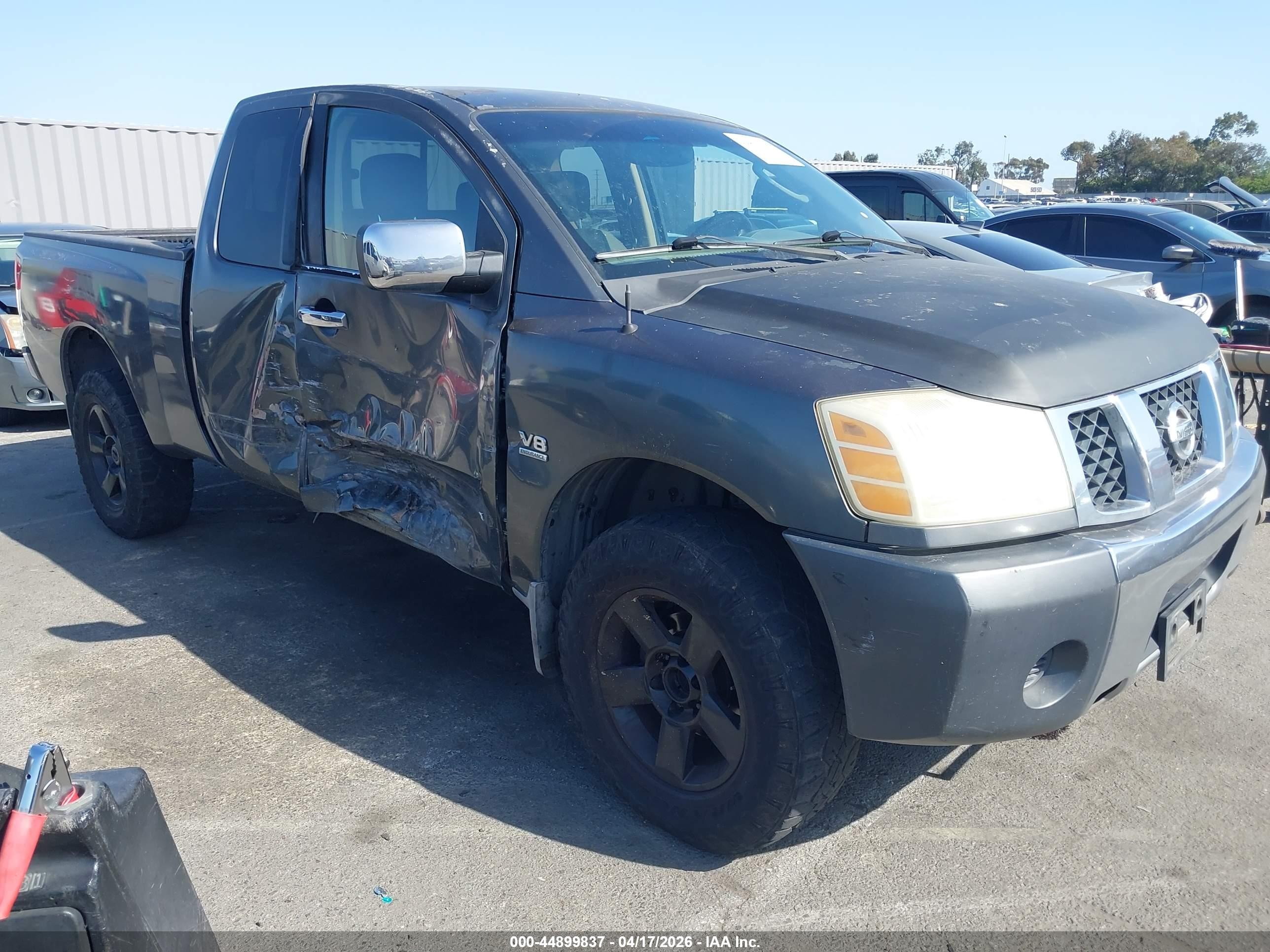 2004 Nissan Titan Se Gray vin: 1N6AA06A94N582929