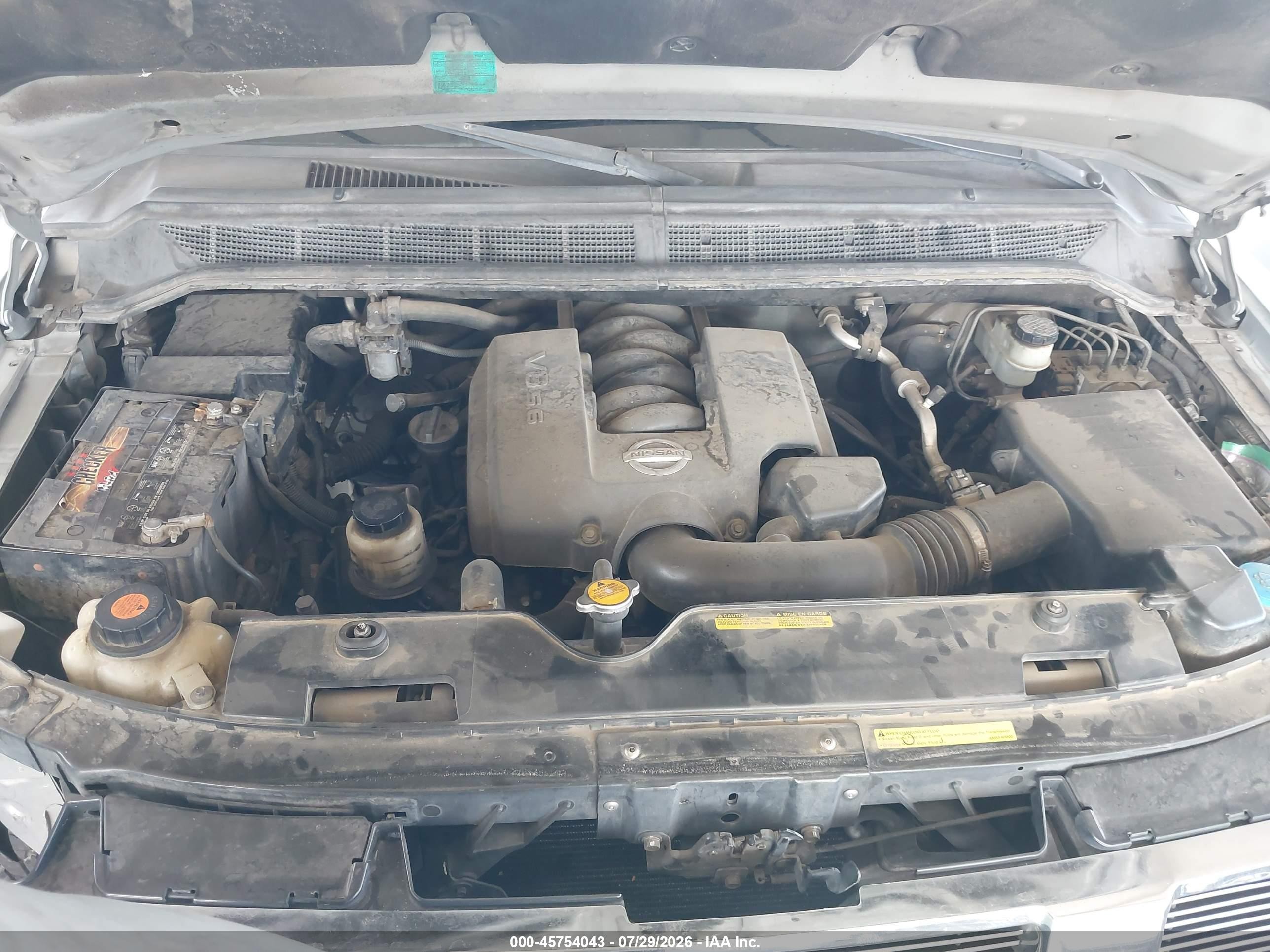 2005 Nissan Titan Le Silver vin: 1N6AA06A95N522375