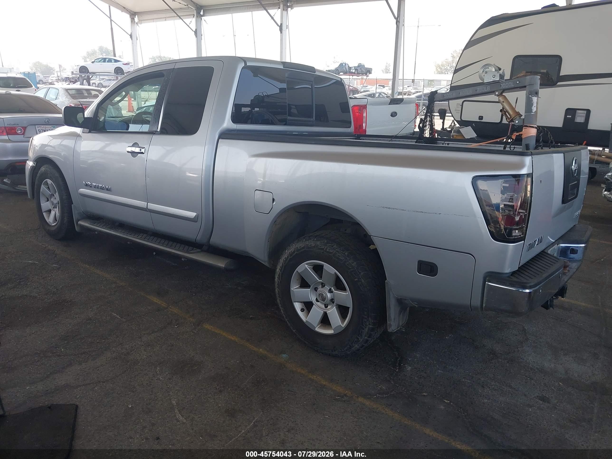 2005 Nissan Titan Le Silver vin: 1N6AA06A95N522375