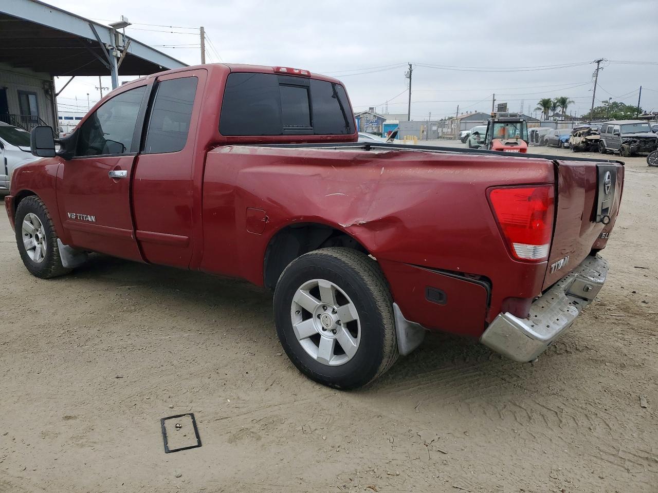 2006 Nissan Titan Xe Red vin: 1N6AA06A96N546192