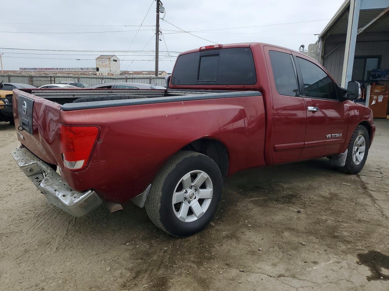 2006 Nissan Titan Xe Red vin: 1N6AA06A96N546192