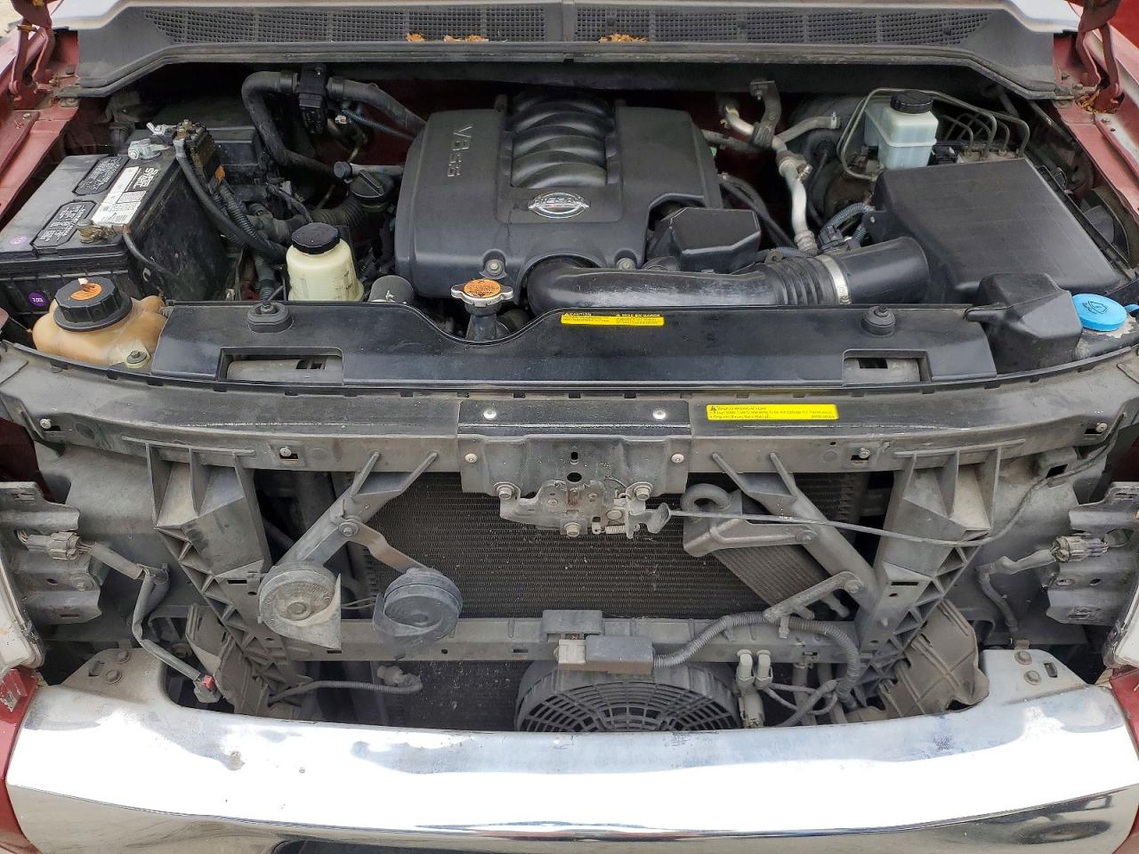 2006 Nissan Titan Xe Red vin: 1N6AA06A96N546192