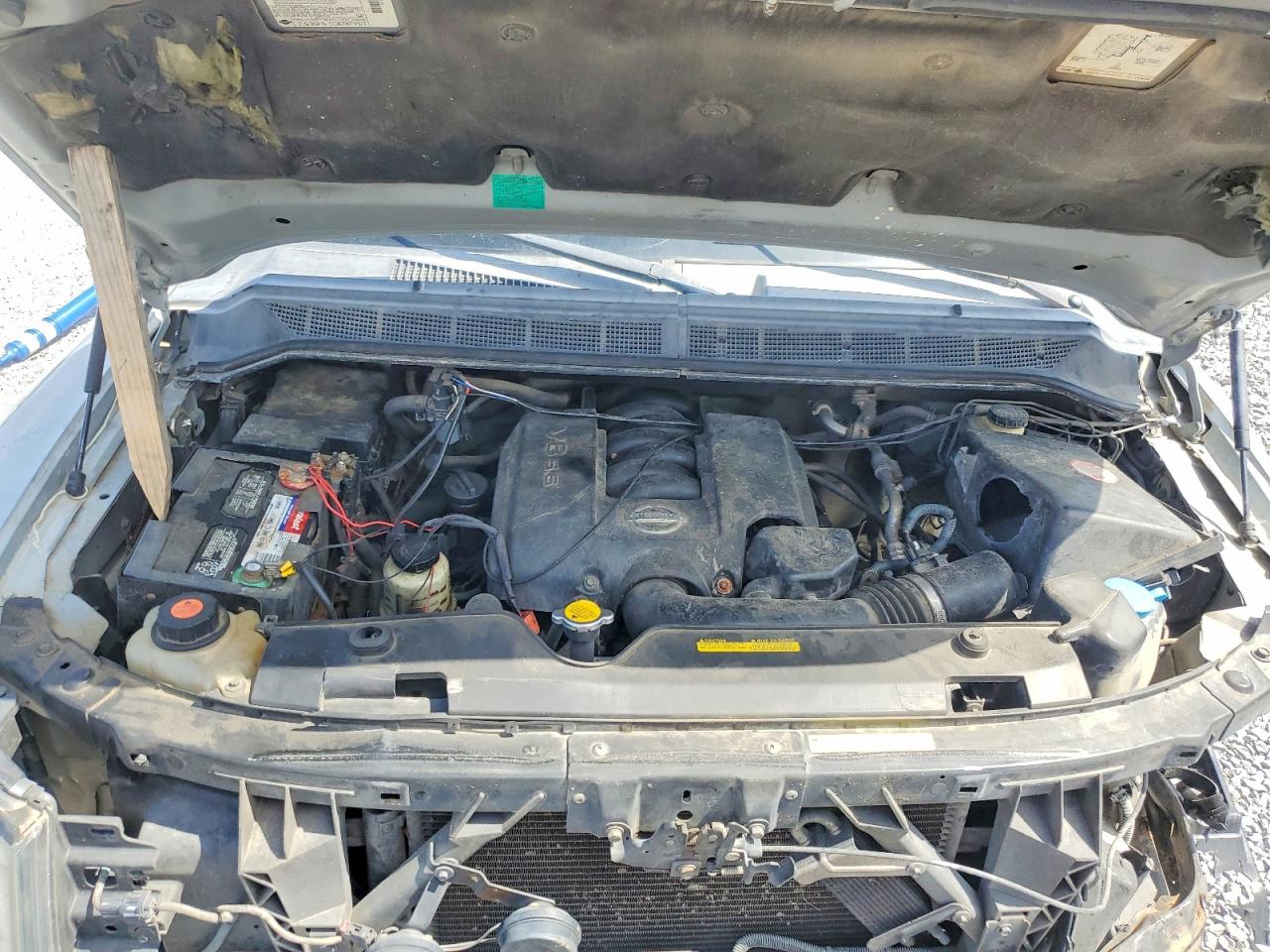 2004 Nissan Titan Pro-4x Silver vin: 1N6AA06AX4N513330