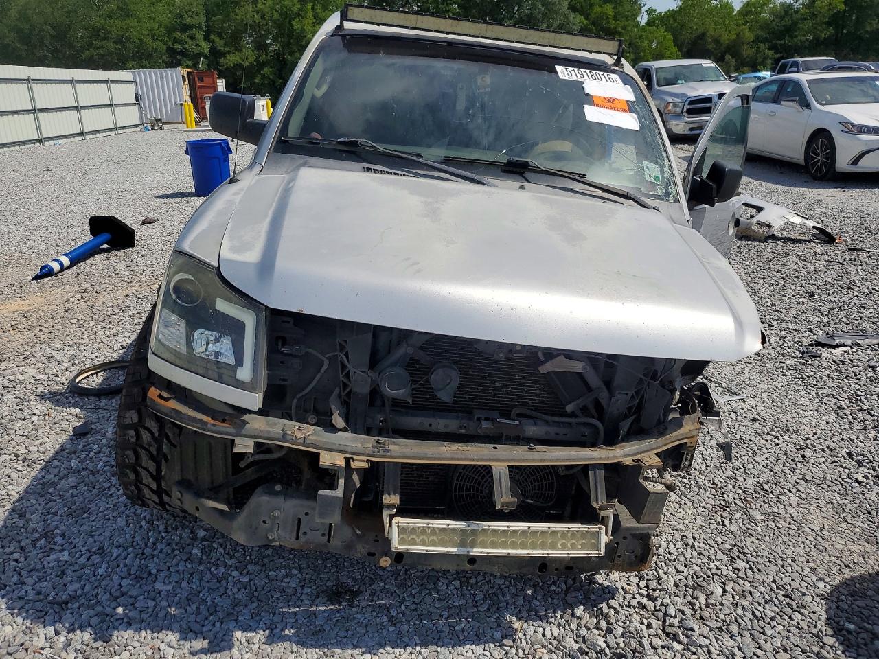 2004 Nissan Titan Pro-4x Silver vin: 1N6AA06AX4N513330