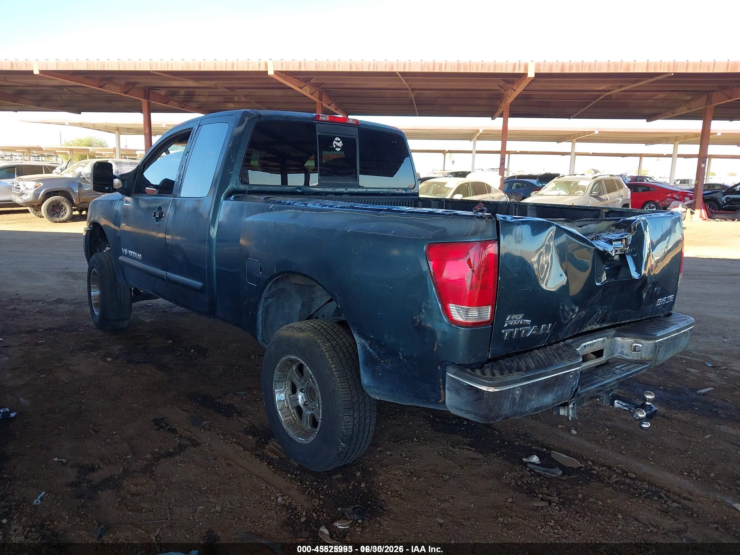 2006 Nissan Titan Se Gray vin: 1N6AA06AX6N543401