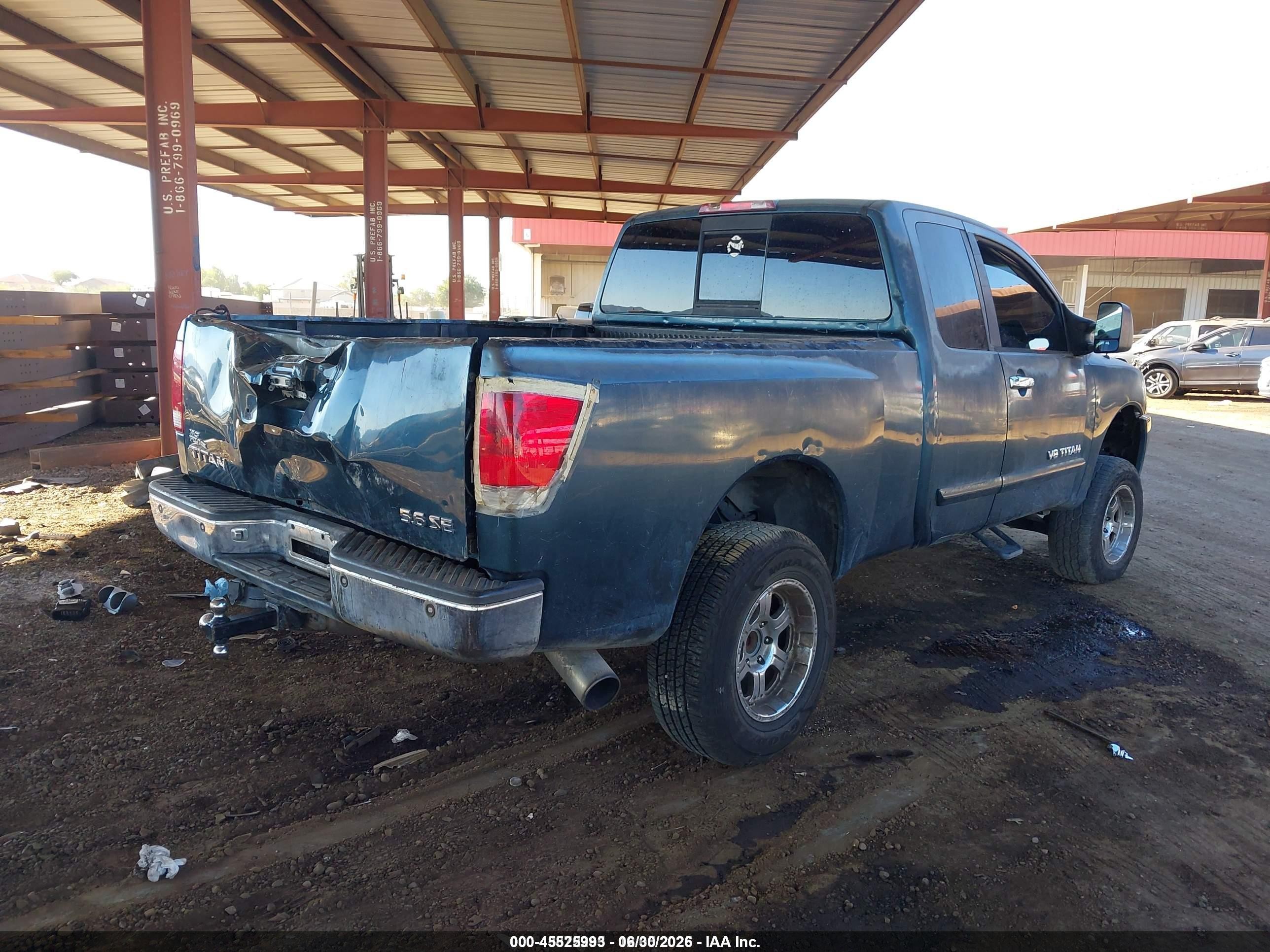 2006 Nissan Titan Se Gray vin: 1N6AA06AX6N543401