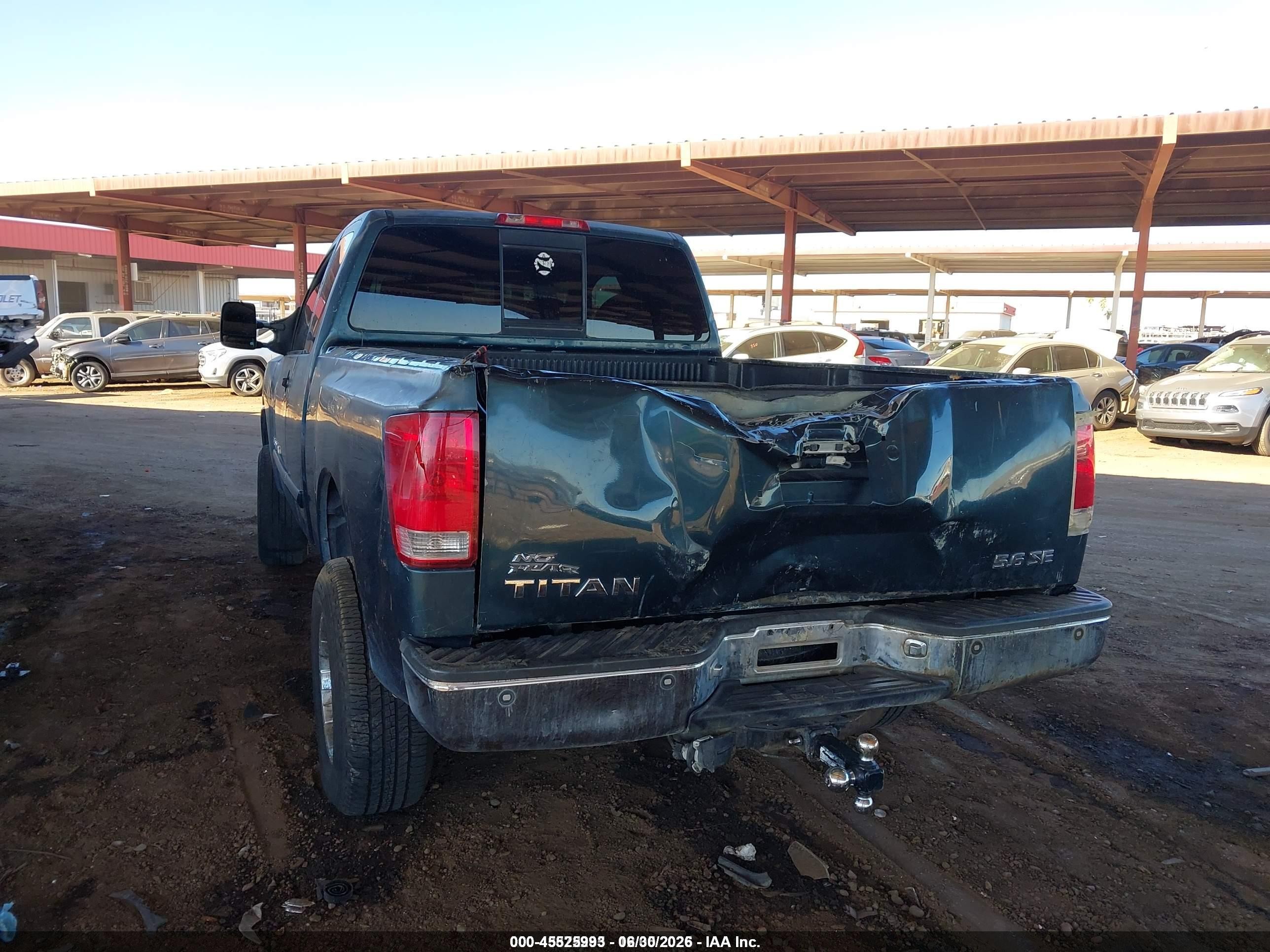 2006 Nissan Titan Se Gray vin: 1N6AA06AX6N543401