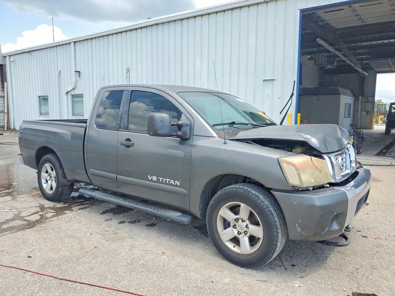 2008 Nissan Titan Xe Серый vin: 1N6AA06AX8N315059