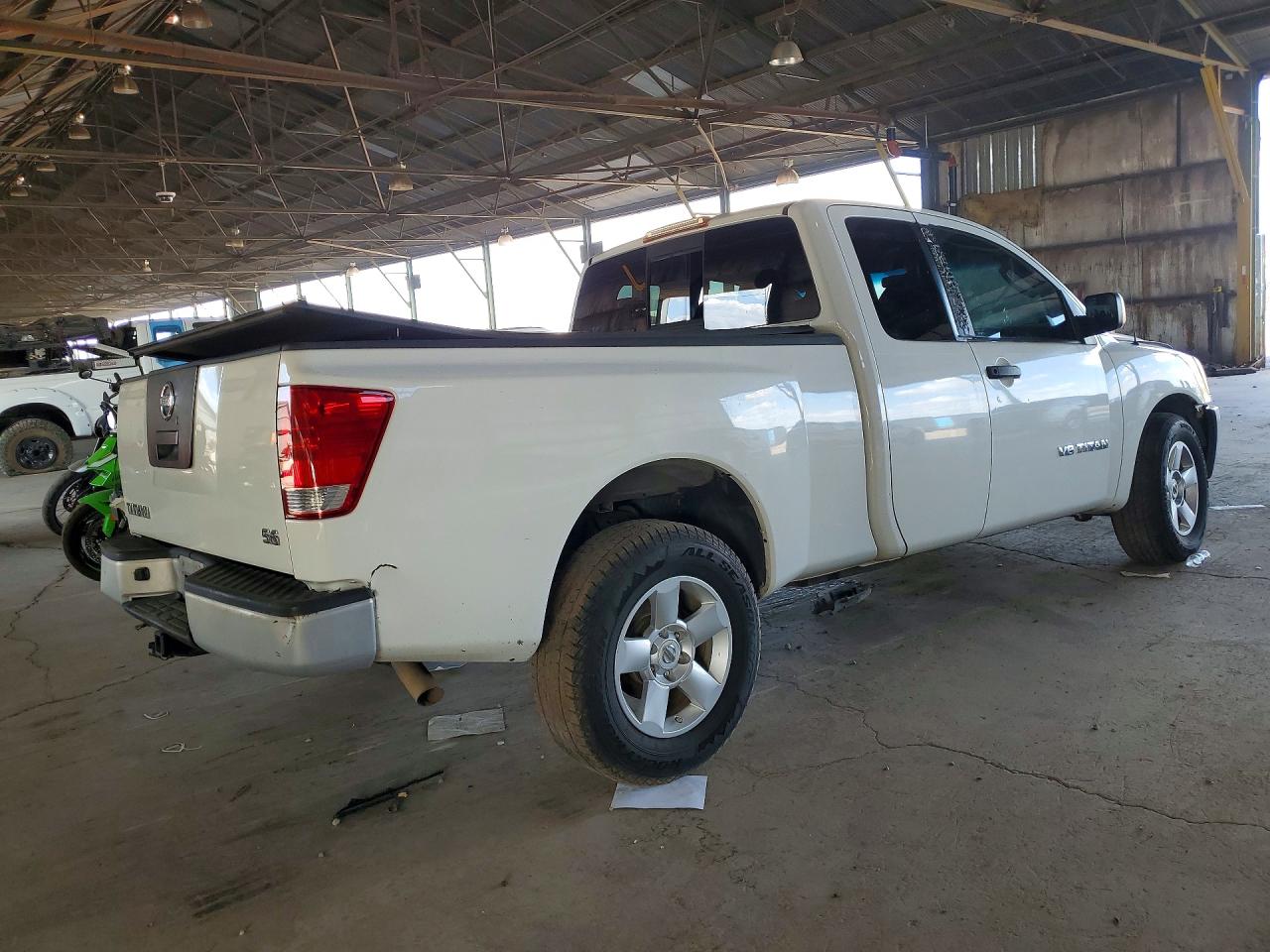 2008 Nissan Titan Xe White vin: 1N6AA06AX8N317541
