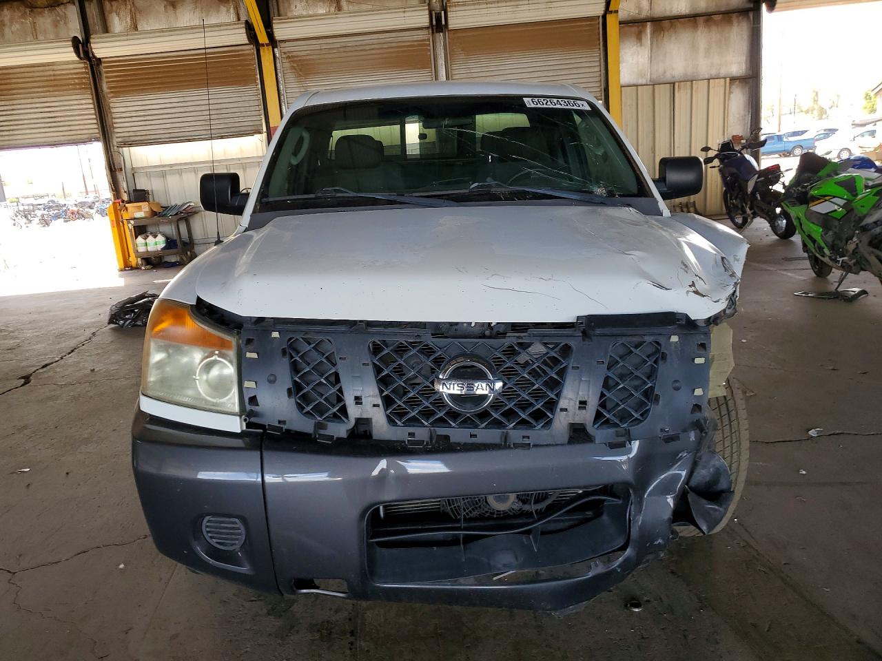 2008 Nissan Titan Xe White vin: 1N6AA06AX8N317541