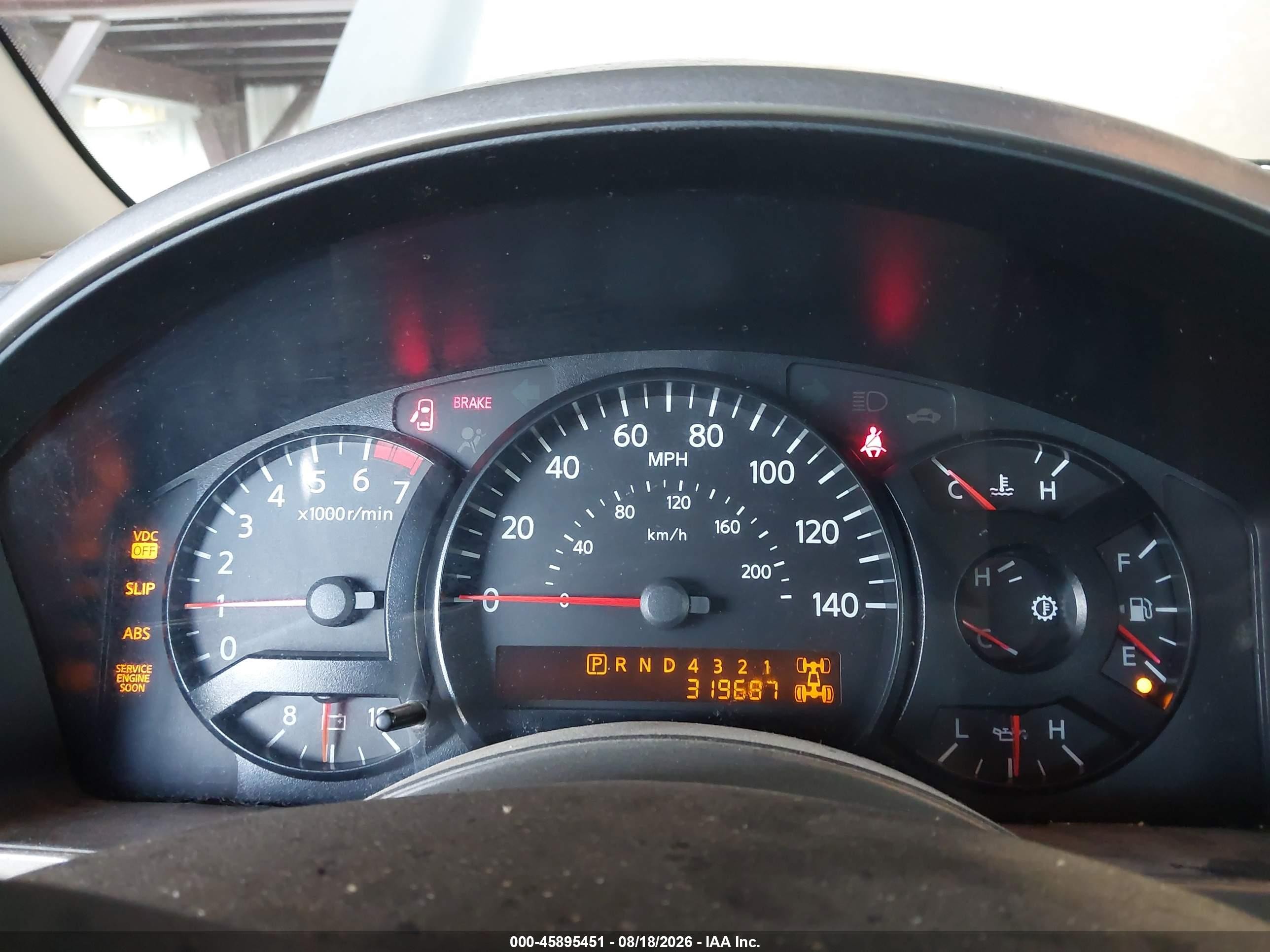 2004 Nissan Titan Se Gray vin: 1N6AA06B04N585002