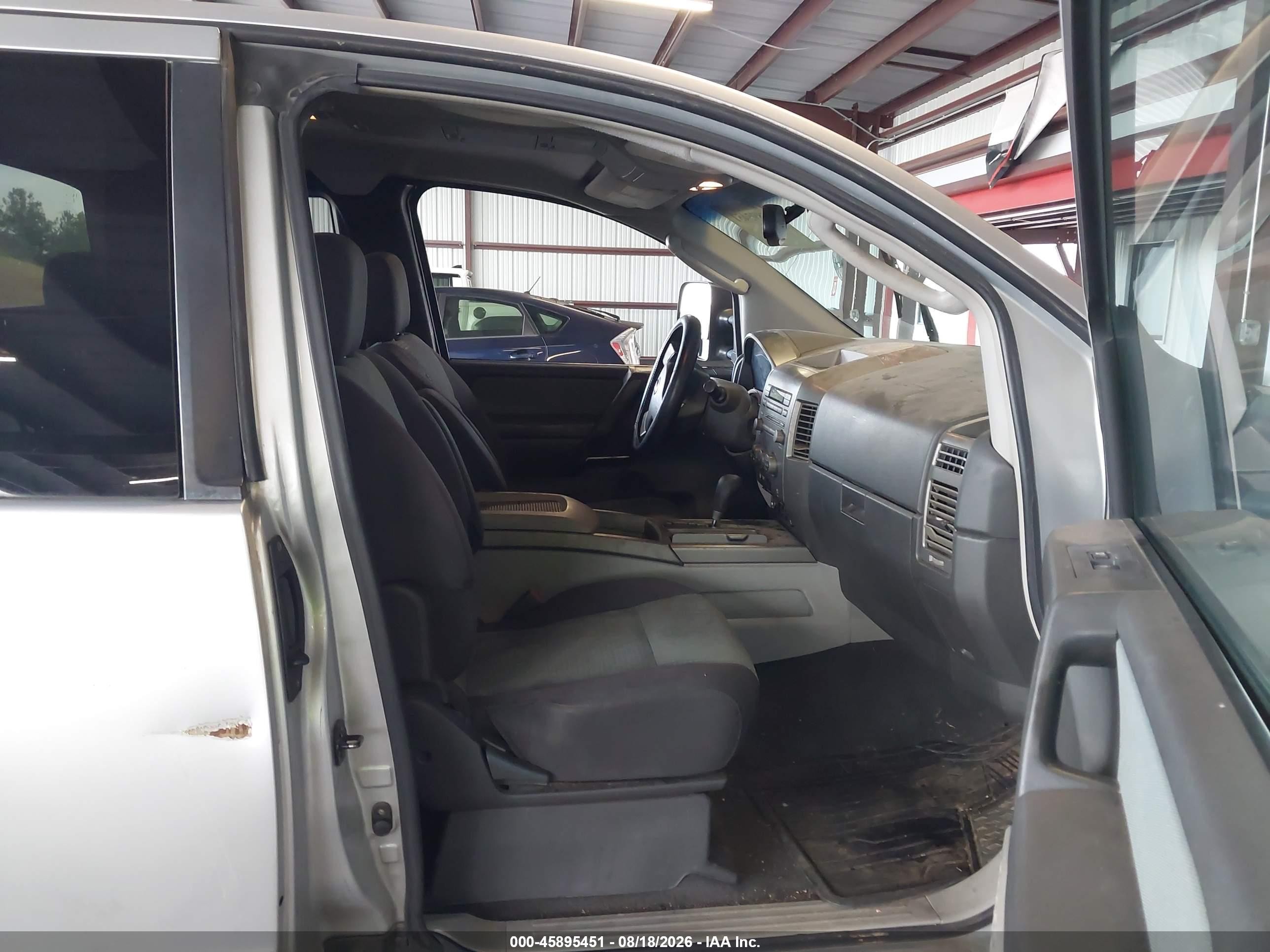 2004 Nissan Titan Se Gray vin: 1N6AA06B04N585002