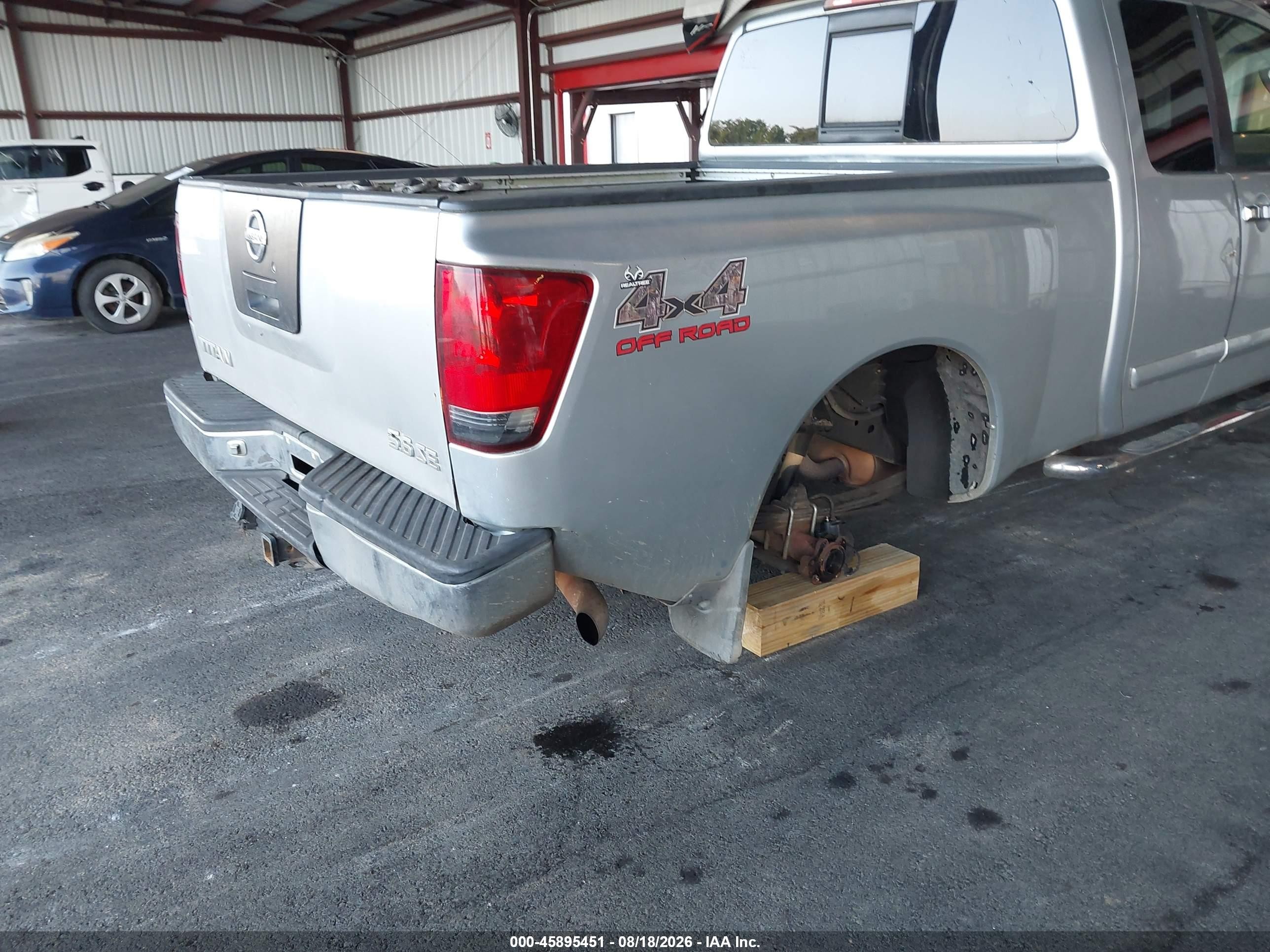2004 Nissan Titan Se Gray vin: 1N6AA06B04N585002