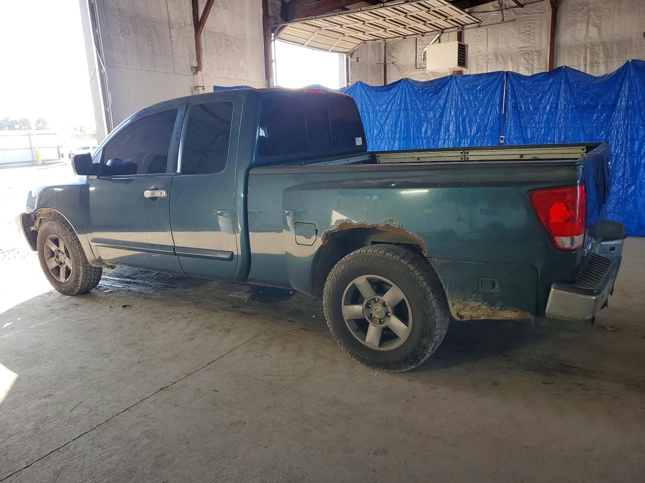 2005 Nissan Titan Xe Green vin: 1N6AA06B05N511502