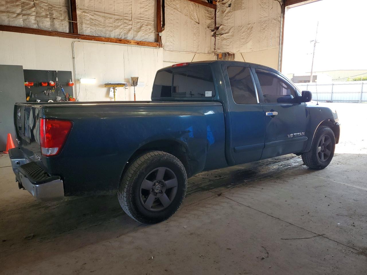 2005 Nissan Titan Xe Green vin: 1N6AA06B05N511502