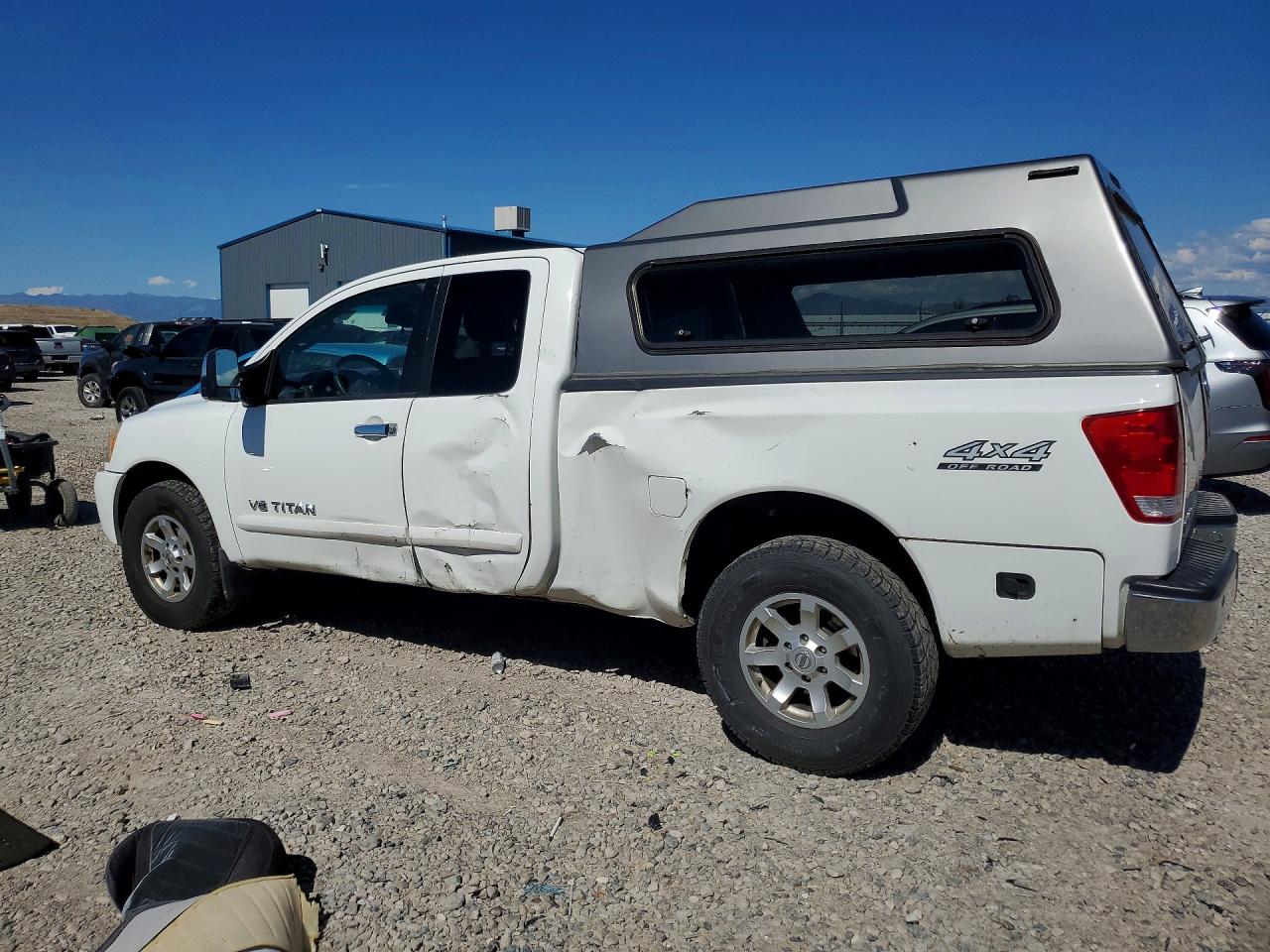 2005 Nissan Titan Xe Белый vin: 1N6AA06B05N540319